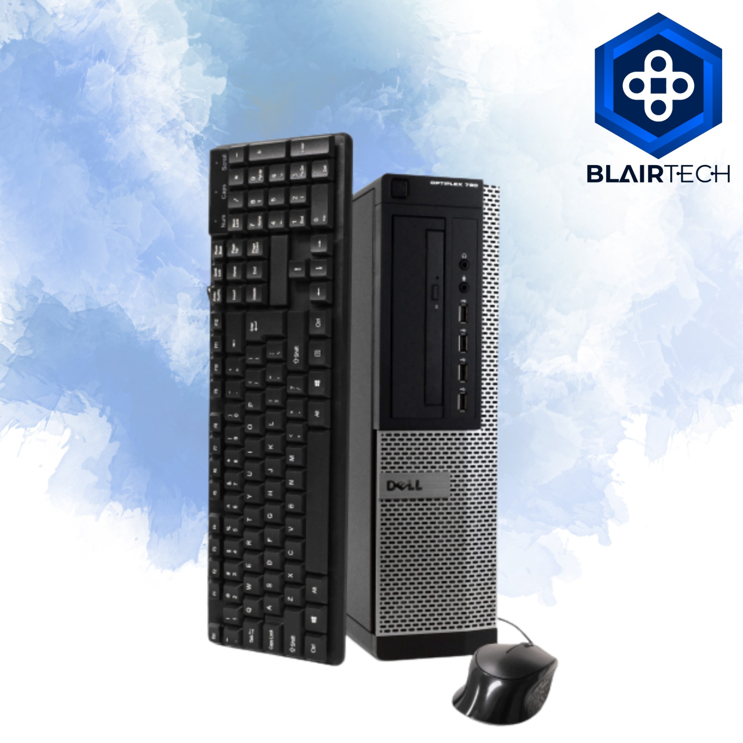 Refurbished - Dell 790 Intel i5 16GB 1TB HDD Windows 10 Pro WiFi Desktop PC