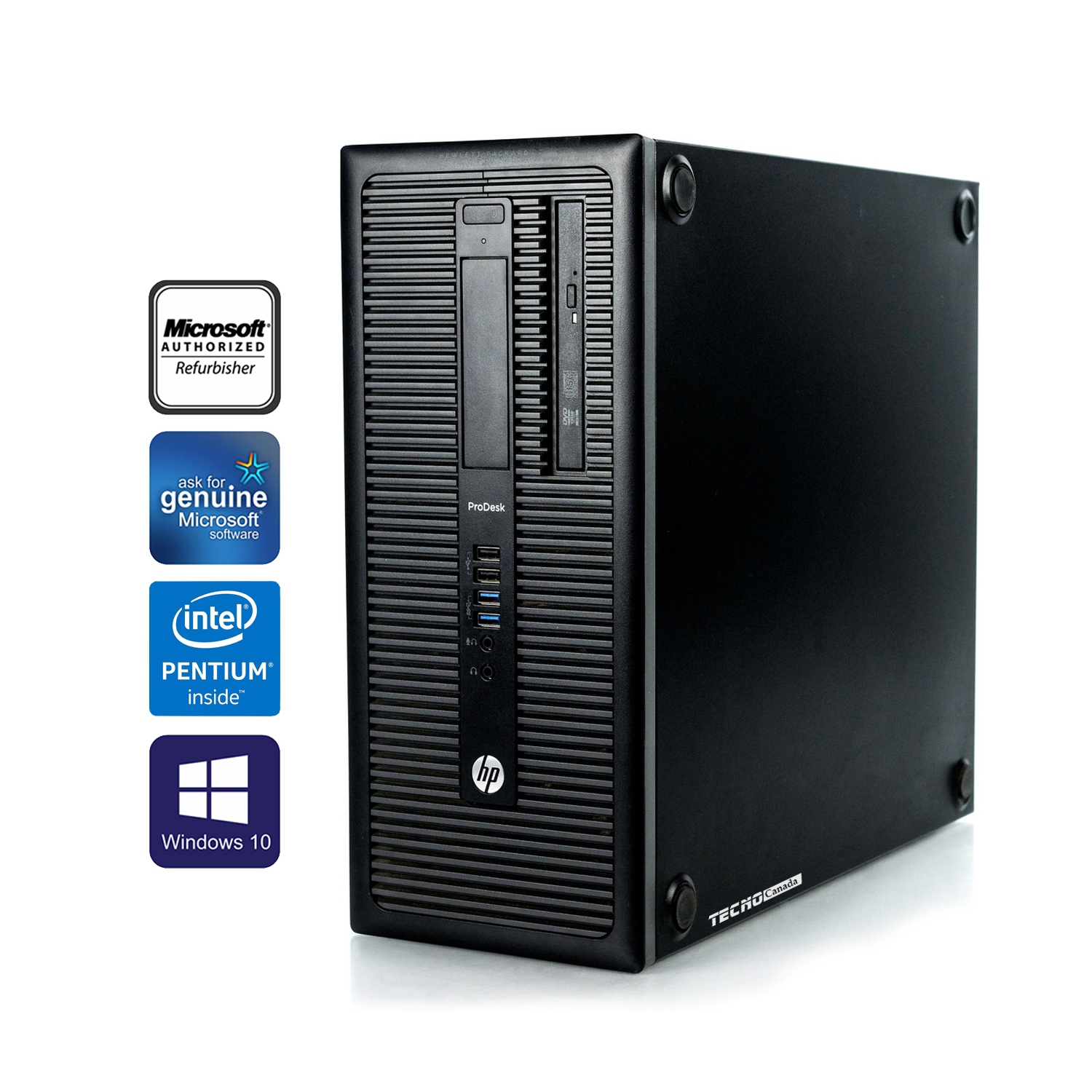 Refurbished (Good) - HP 600 G1 Tower Desktop intel i7 4770@3.2GHz 8GB RAM 320GB SSD Win 10 Home WiFi(2014 Model)