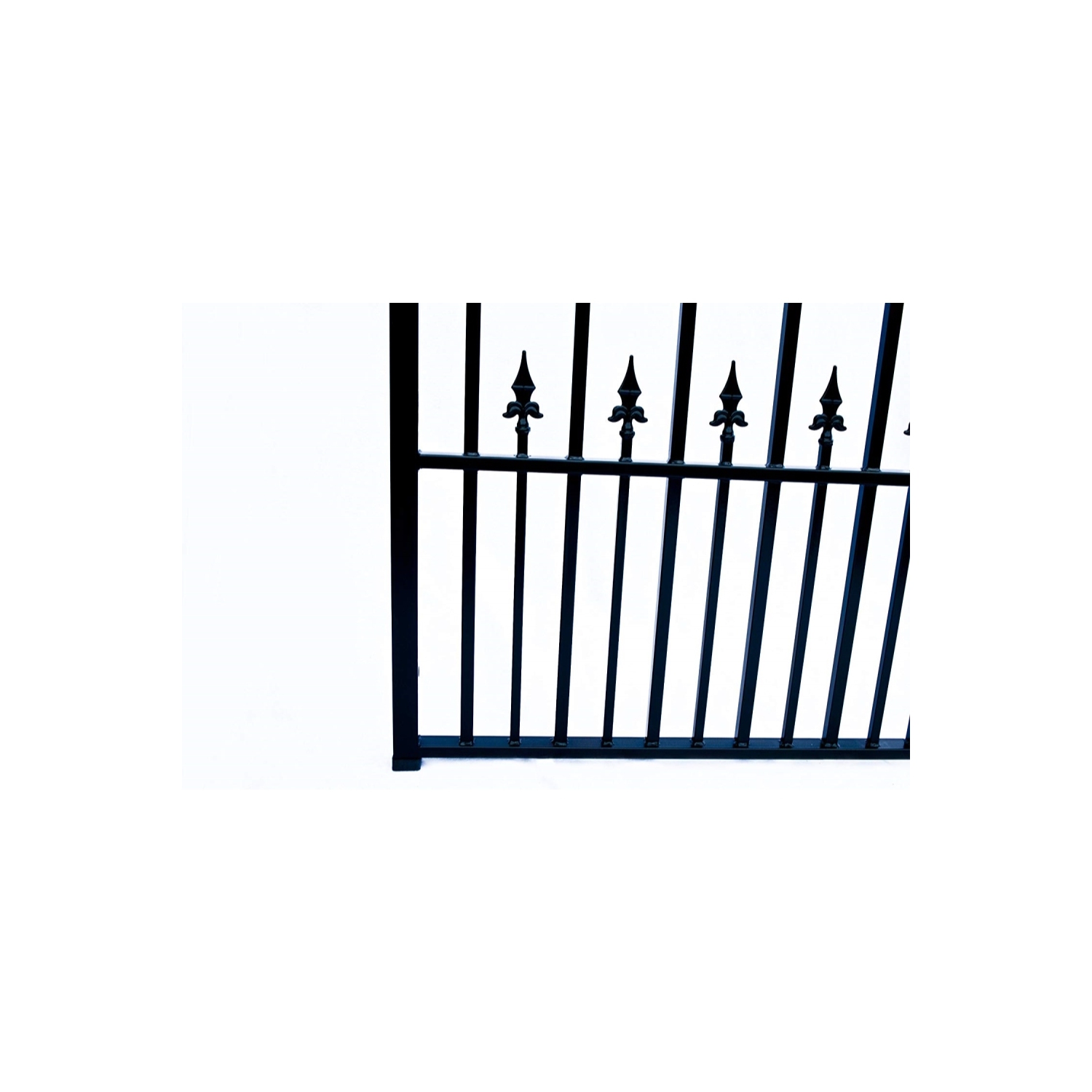 ALEKO DG12MUNSSW Munich Style Iron Single Swing Driveway Gate 12 feet