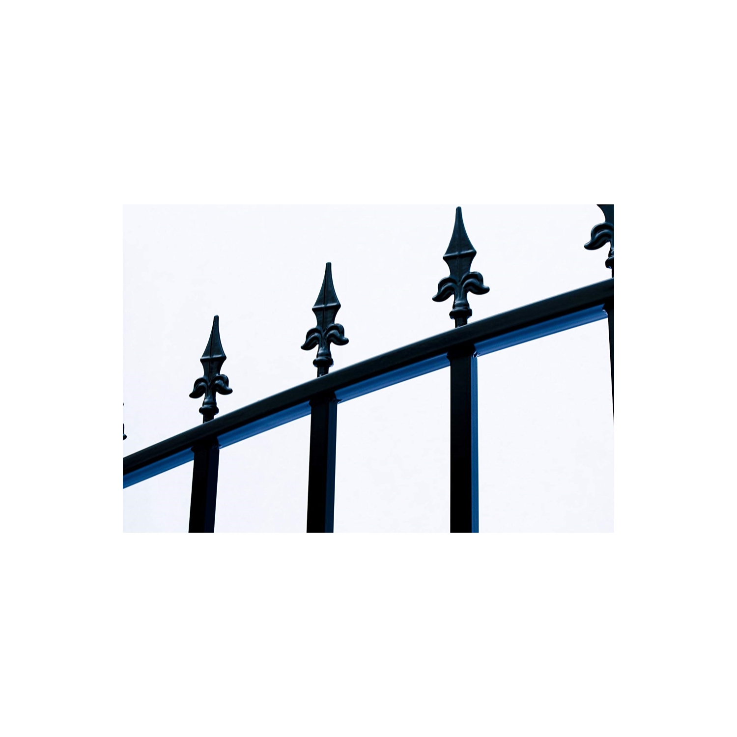 ALEKO DG12MUNSSW Munich Style Iron Single Swing Driveway Gate 12 feet