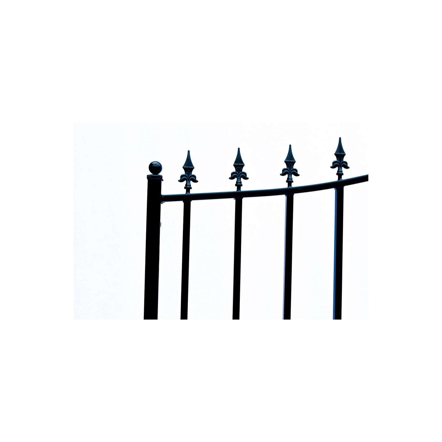 ALEKO DG12MUNSSW Munich Style Iron Single Swing Driveway Gate 12 feet