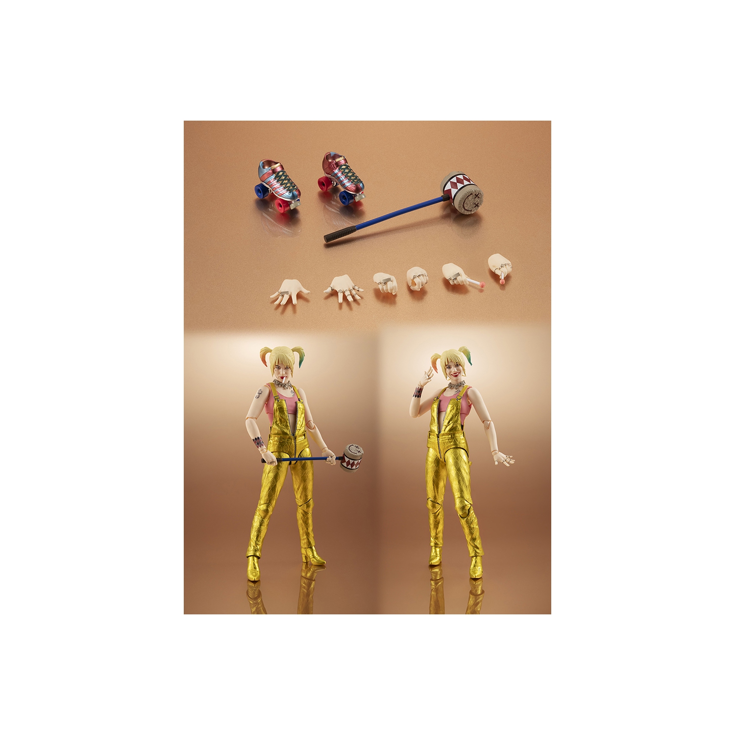 Figurine articulée Birds of Prey de 6 po H. Figuarts – Harley Quinn