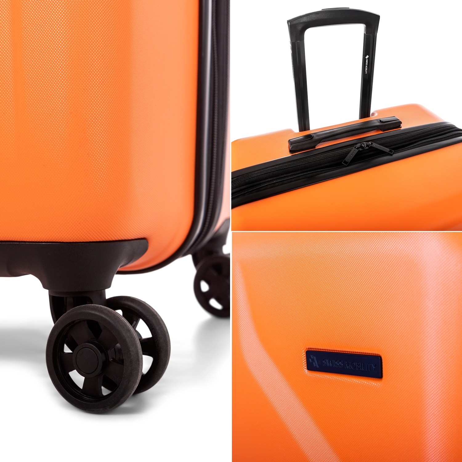Swiss Mobility - Lga - Carry-On Hard Side Luggage - Orange