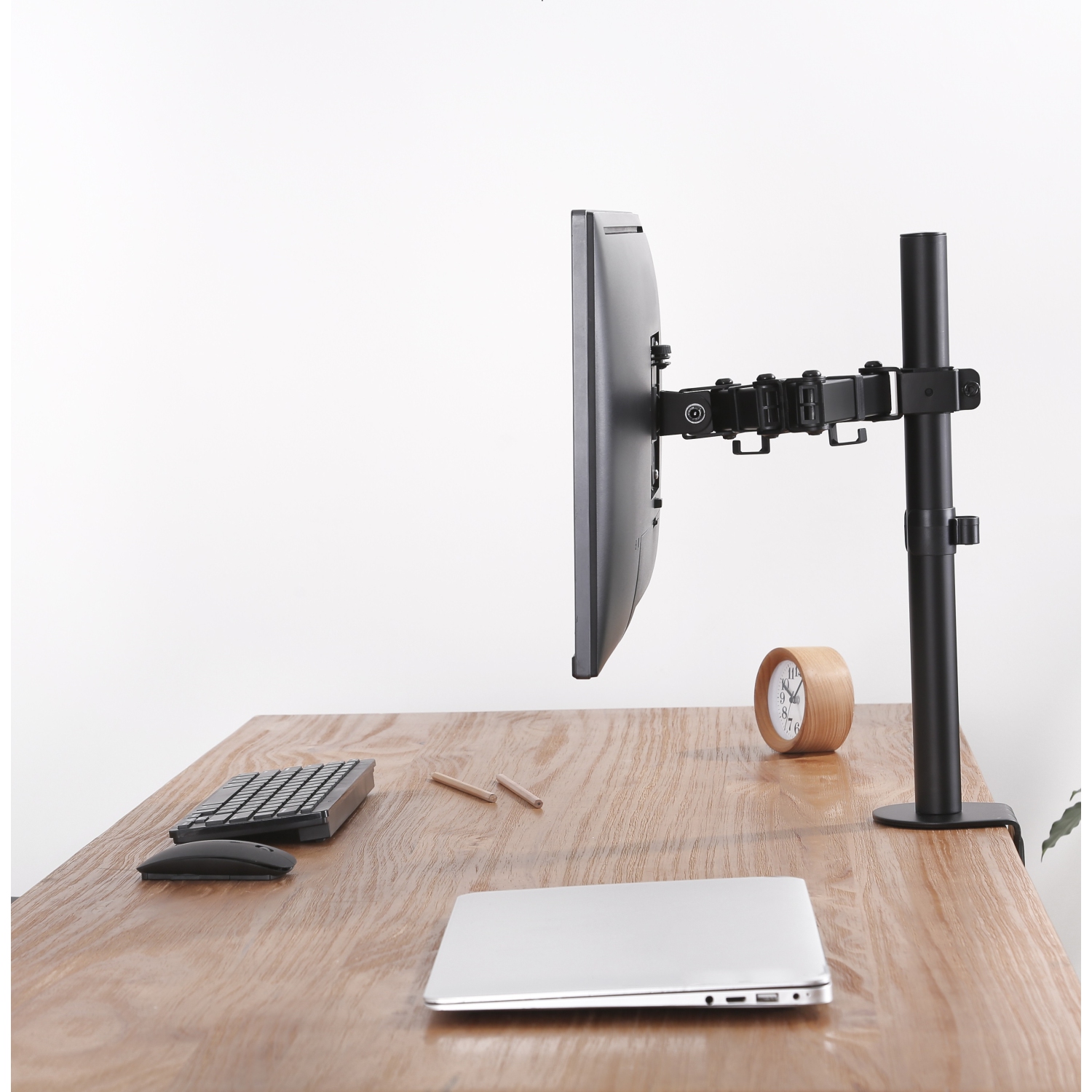 Support de bureau pour moniteur ACL Uplite avec bras articulé entièrement réglable pour 1 écran jusqu’à 32 po