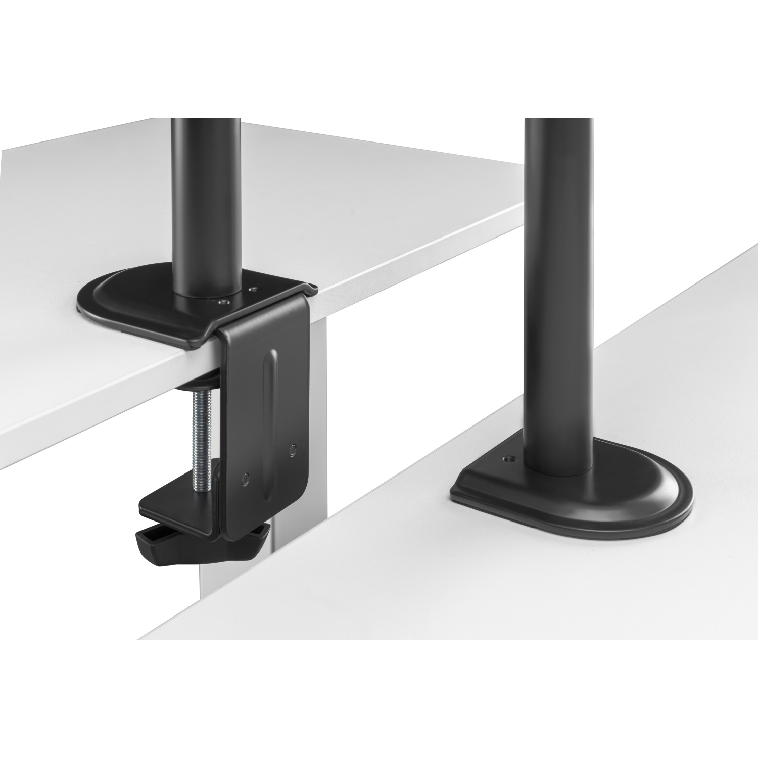 Uplite Dual LCD Monitor Desk Mount Stand Fully Adjustable Articulating Arm for 2 Screen up to 32"