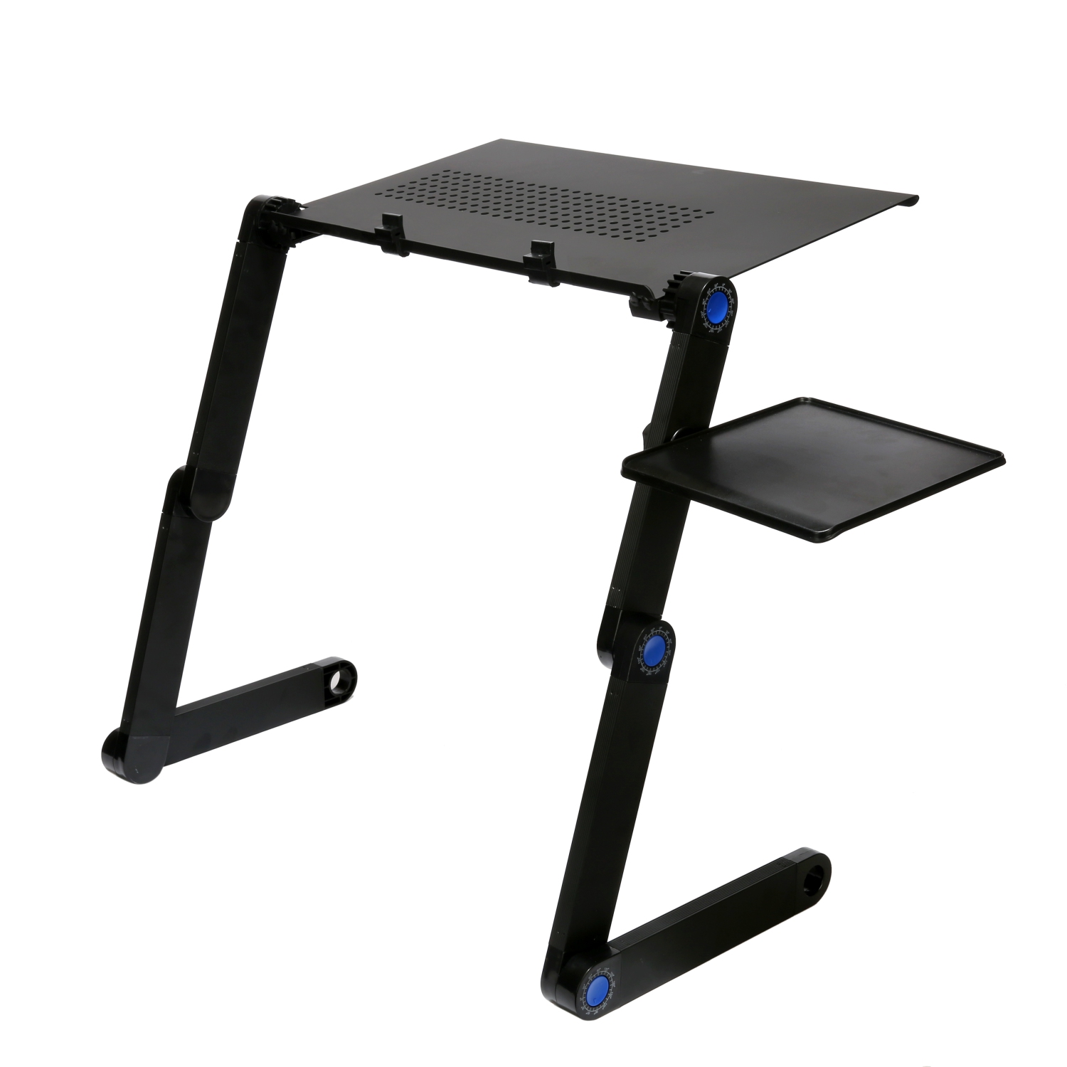 Stimula Lifestyle - Multifunctional Portable Foldable Laptop Bed Computer Personal Computer PC Apple MacBook Reading iPad Tablet Table - Black