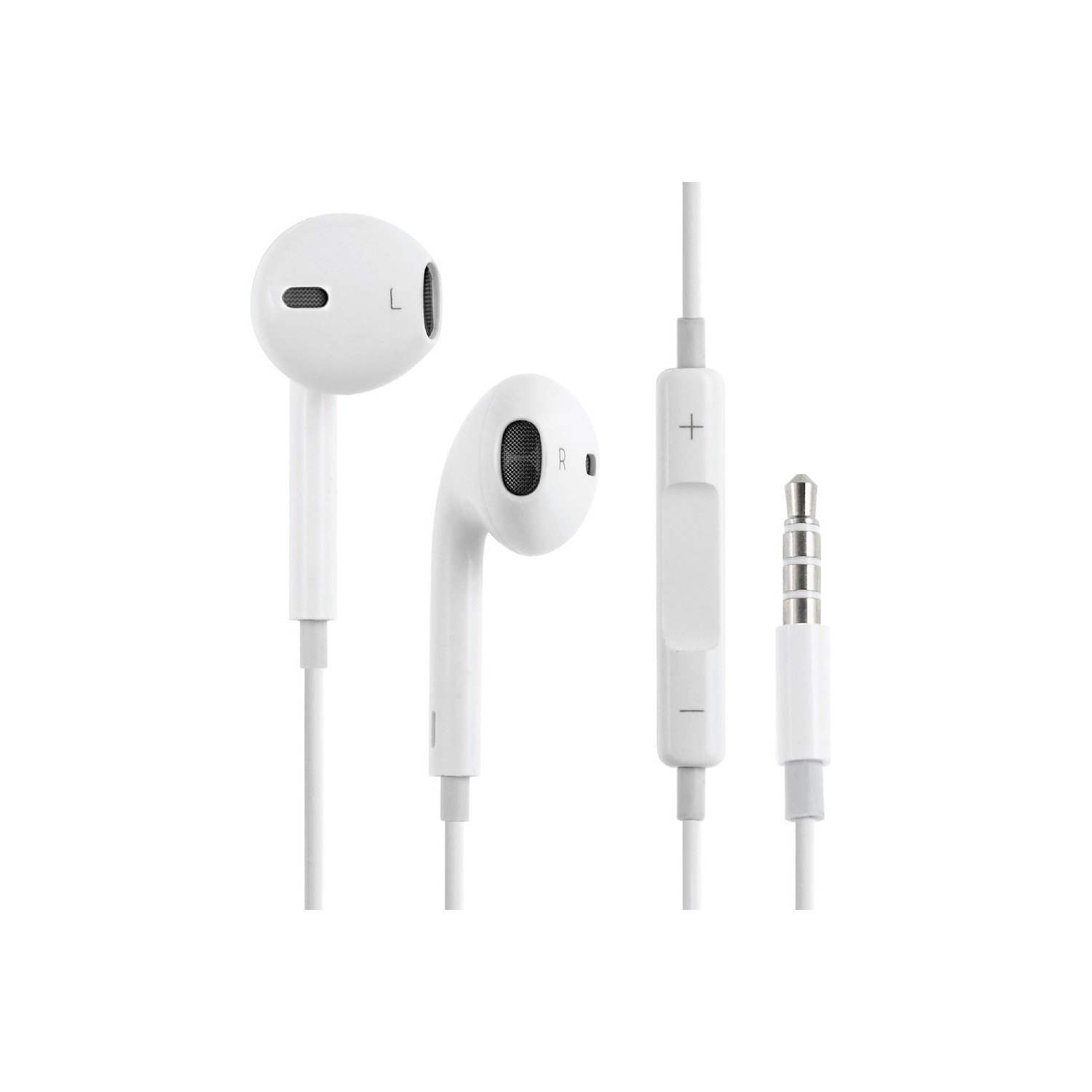 [2 Packs] 3.5mm Audio Jack iPhone Headphones Earphones Earbuds Volume Buttons & Mic COMPATIBLE for iPhone 5 5S SE 6 6S Plus