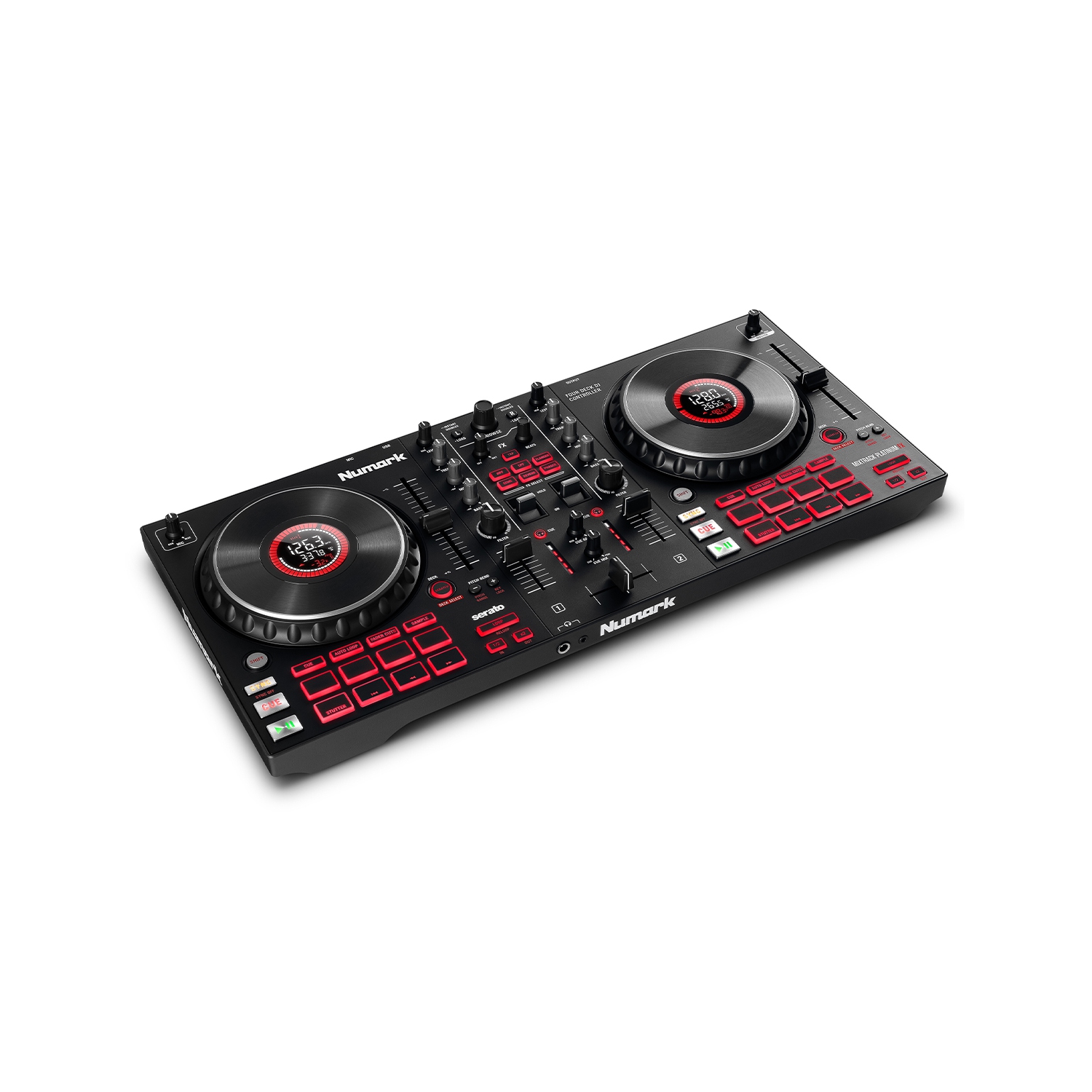 Numark Mixtrack Platinum FX 4-Deck DJ Controller with Jog Wheel 
