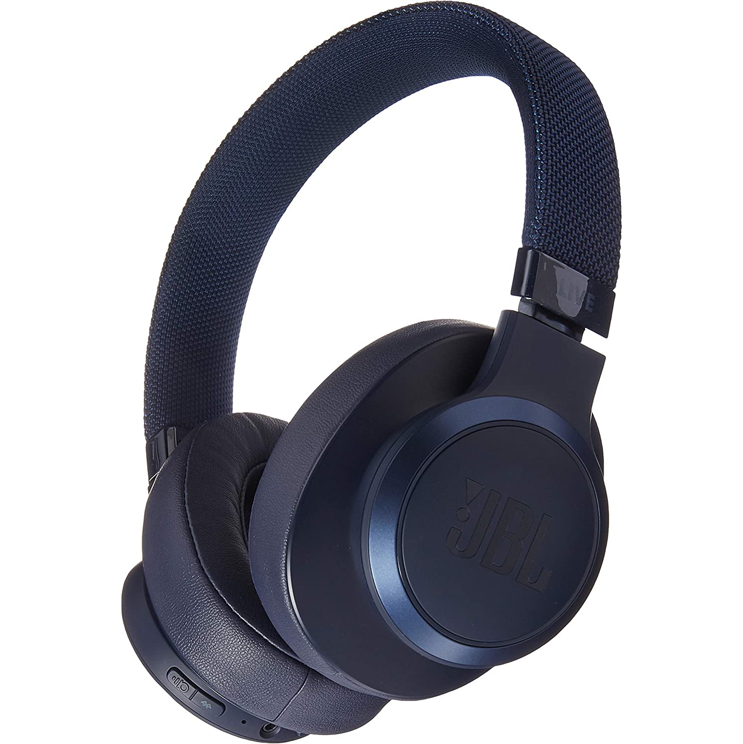 JBL LIVE 500BT Wireless Bluetooth Over-Ear Headphones with Microphone and Alexa - Blue (International Version w/Seller Warranty)