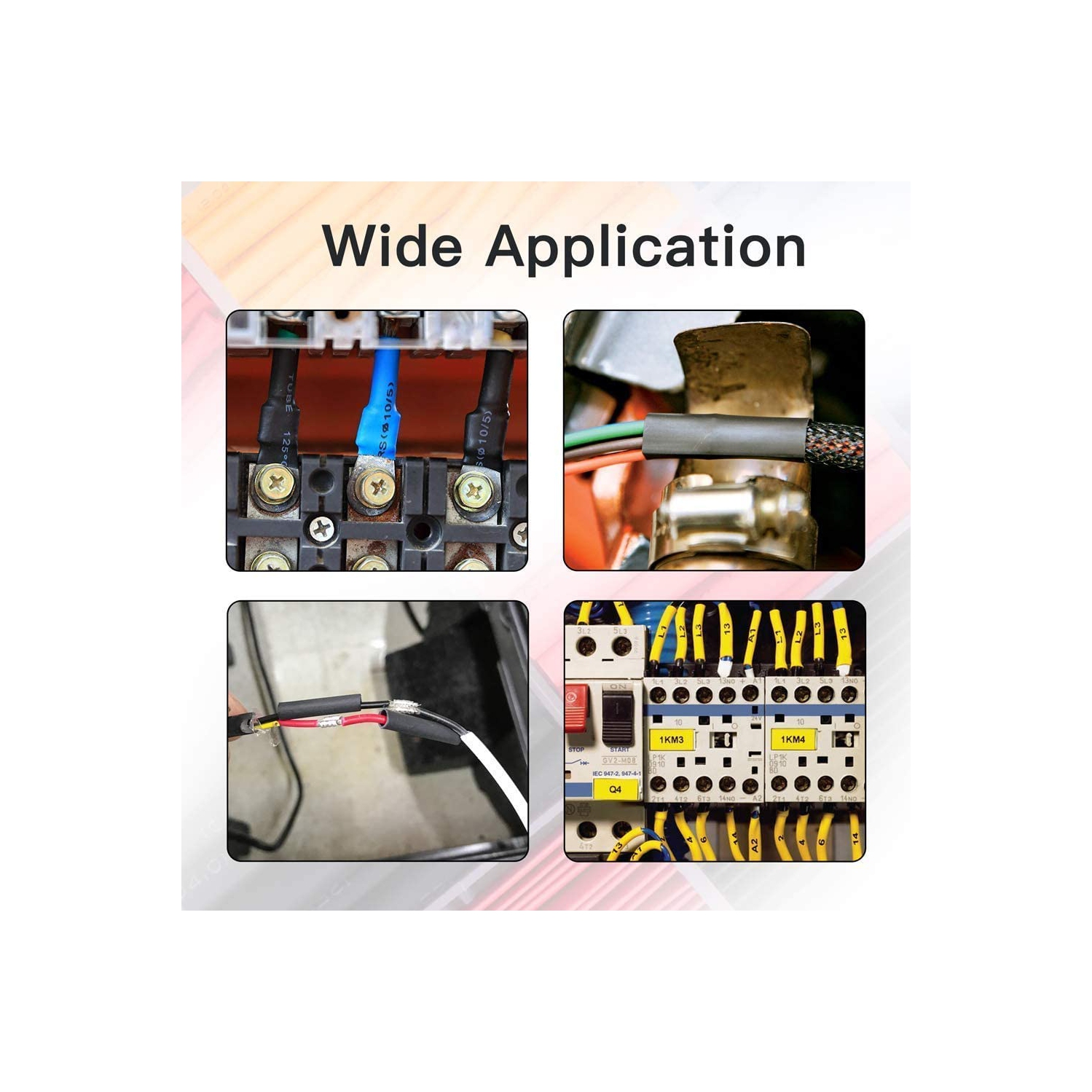 Stanz – Câble de protection de tube thermorétractable 2:1, 850 pièces, 5, couleur, taille 12