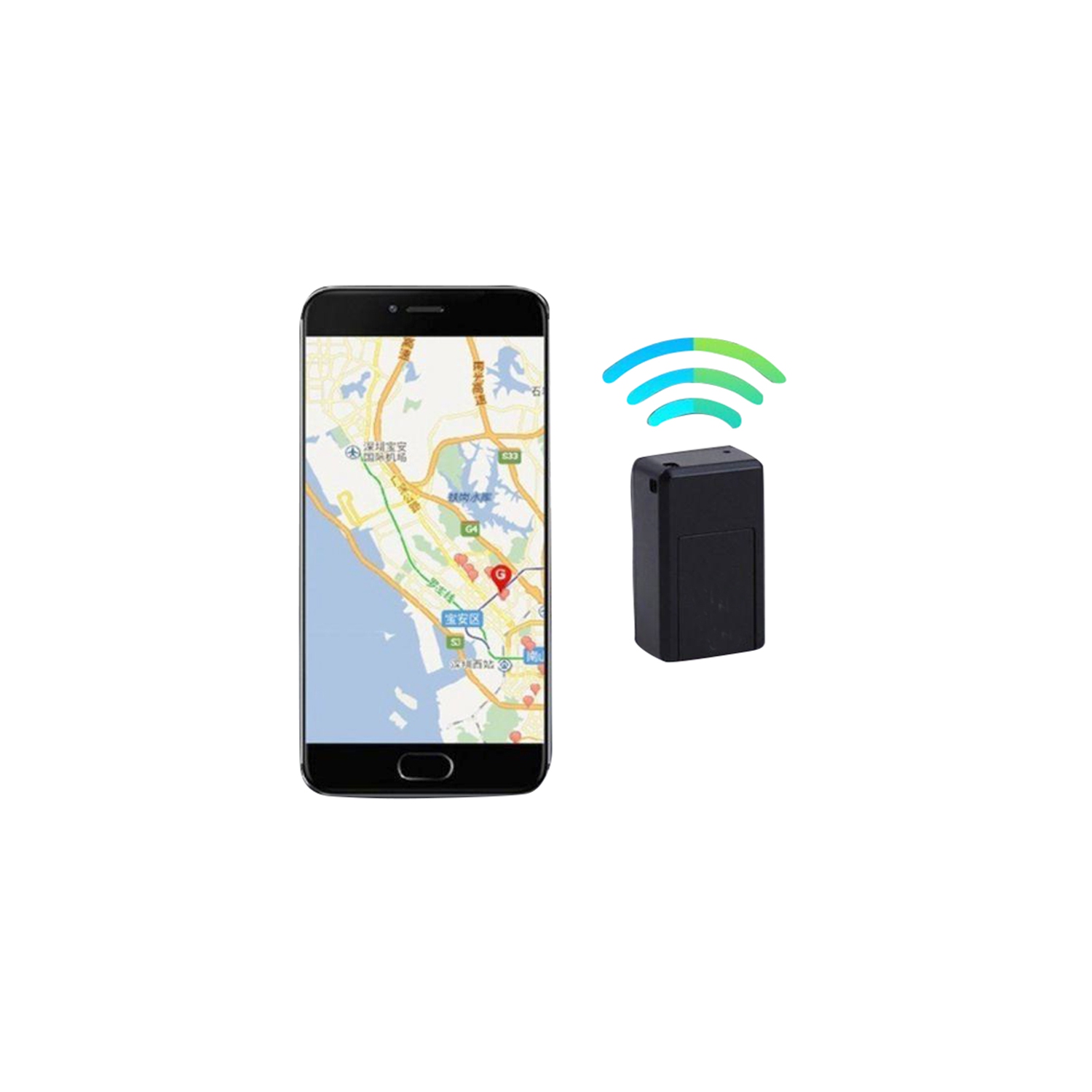 Mini GPS Tracker Car GPS Locator Anti-Theft Tracker Voice Control Anti-Lost Recording Tracking Device