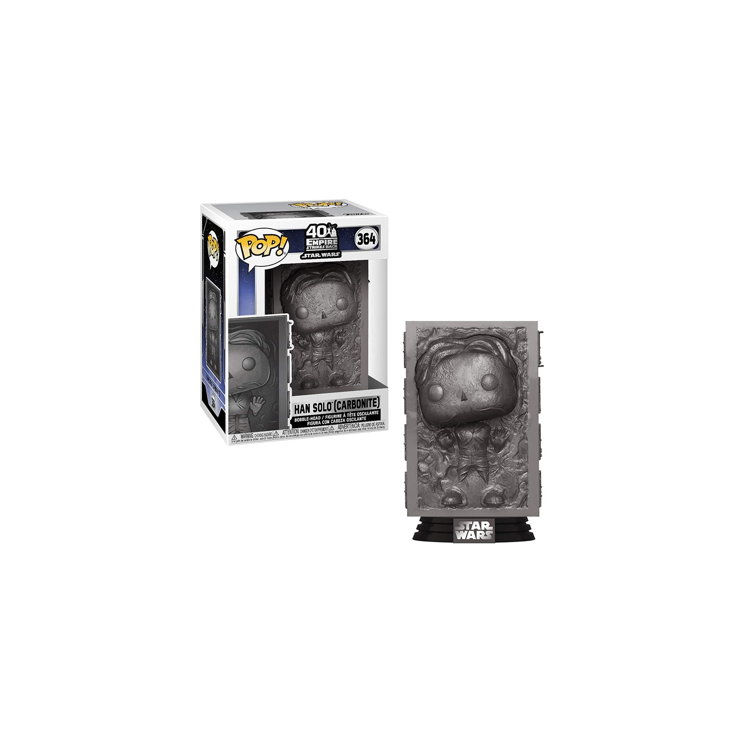 Pop Star Wars The Empire Strikes Back 3.75 Inch Action Figure - Han Solo Carbonite #364