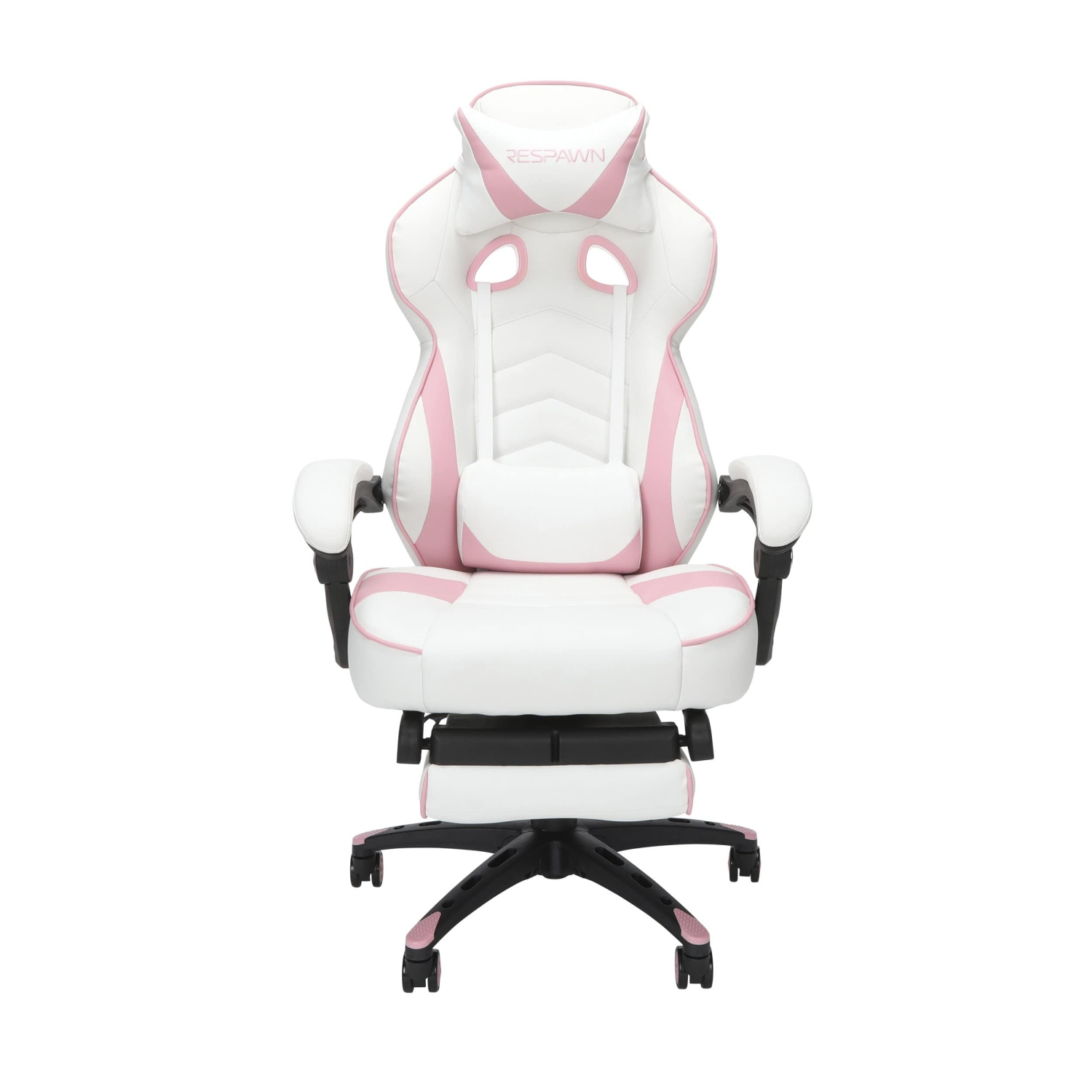 Respawn 110 Racing Style Gaming Chair Reclining Ergonomic Leather Chair With Footrest In Pink Best Buy Canada