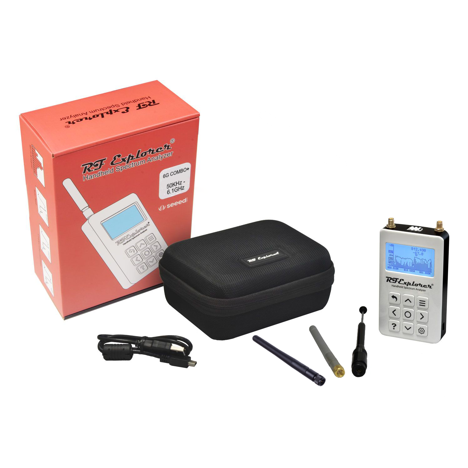 RF Explorer Spectrum Analyzer 6G Combo PLUS - Slim (50KHz - 6.1GHz)