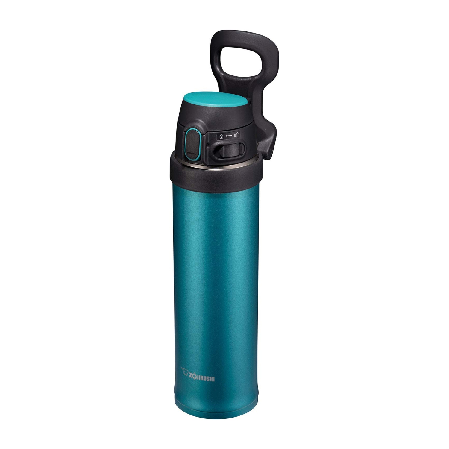 Zojirushi 20oz Flip-and-Go Stainless Steel Water Bottle with Handle SM-QHE60, Teal