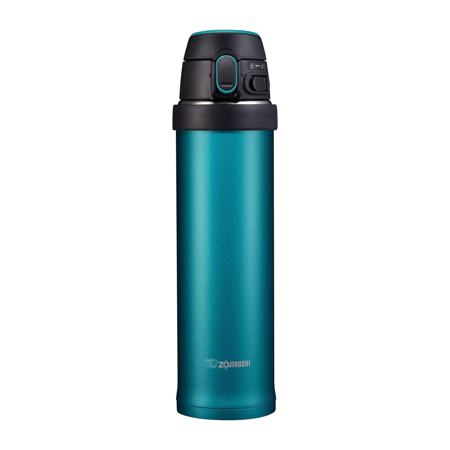 Zojirushi 20oz Flip-and-Go Stainless Steel Water Bottle with Handle SM-QHE60, Teal