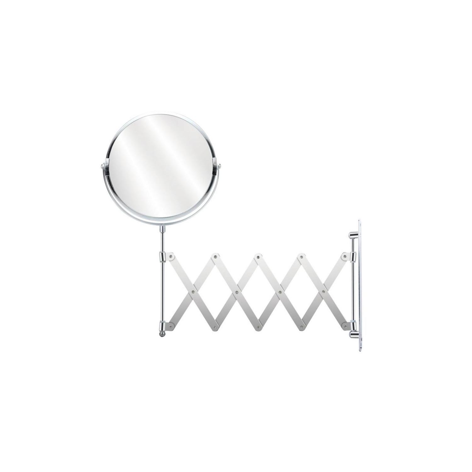 Conair 93412C – Miroir mural extensible, grossissement 1x 5x, fini chromé