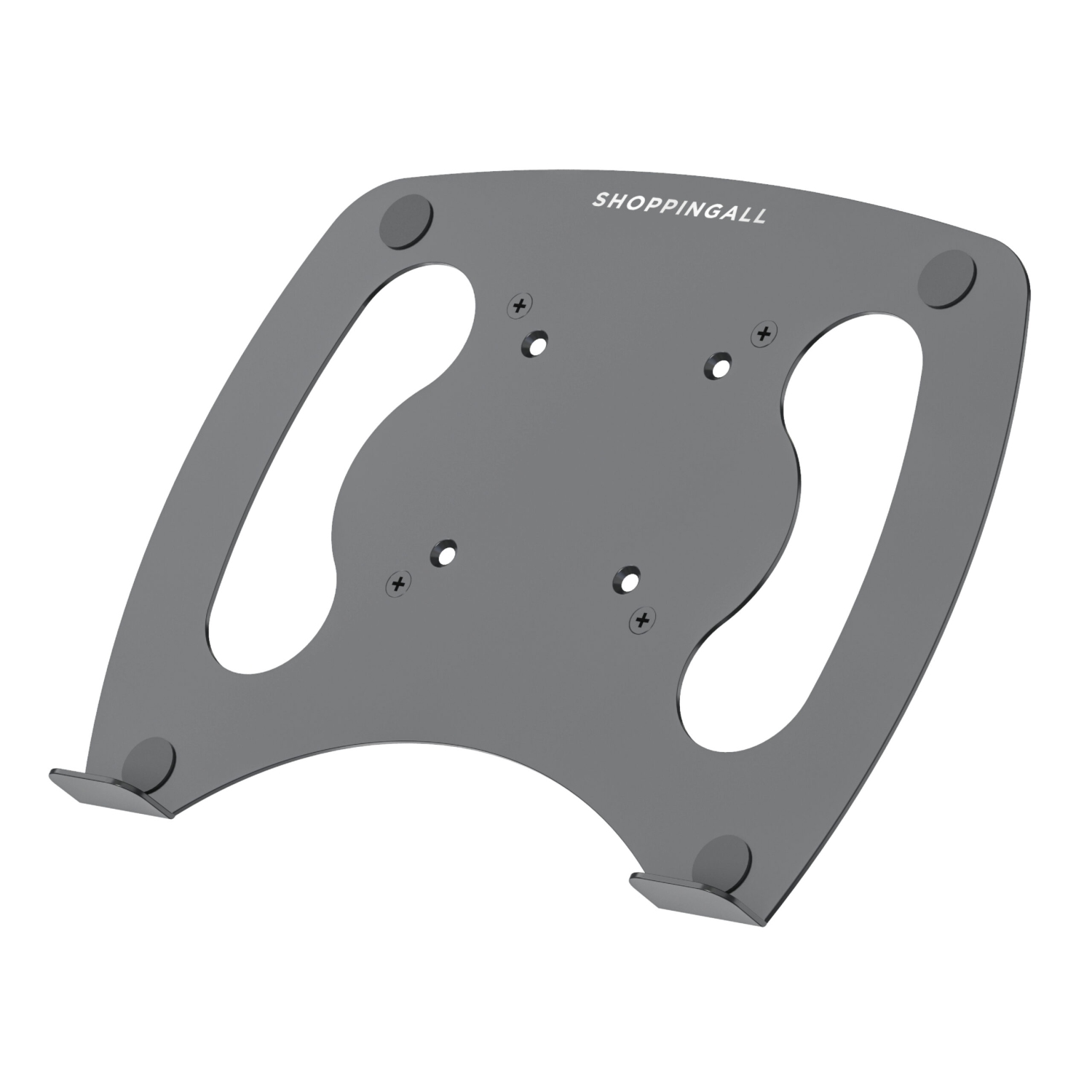 SHOPPINGALL Laptop Mount Tray for Monitor Arms and Stands | Notebook Arm Mount Tray Fits 75 x 75 and 100 x 100 VESA Mount Holes - SA-D15