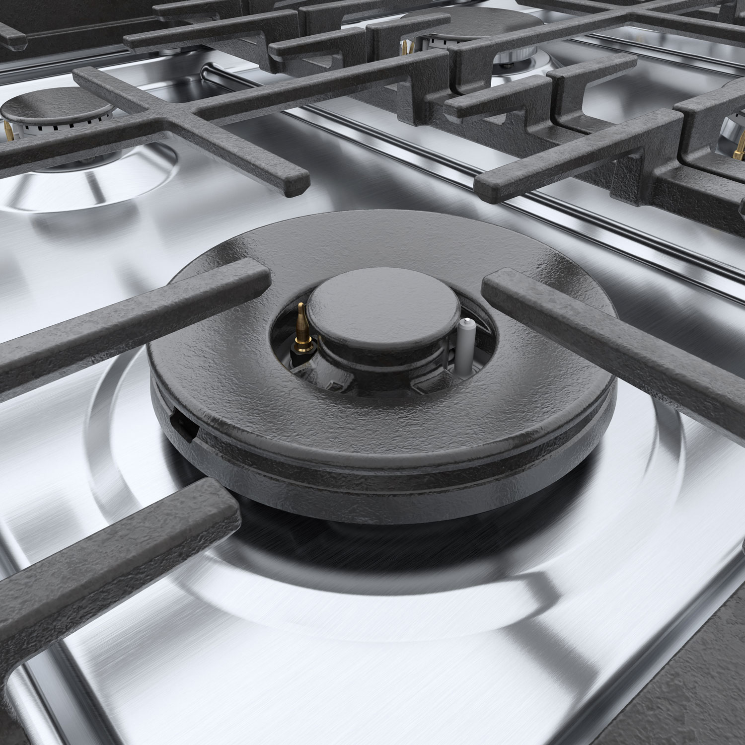 Bosch 36" 3.5 Cu. Ft. True Convection 6-Burner Freestanding Gas Range - Stainless