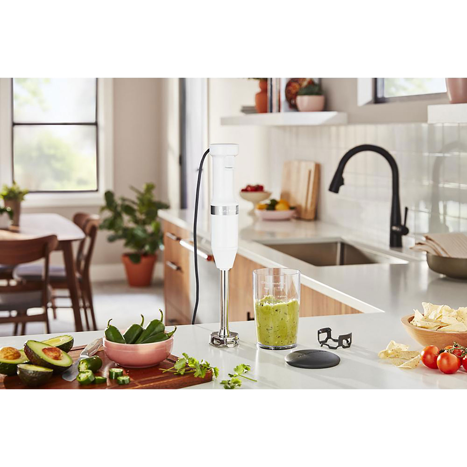 KitchenAid Variable Speed Immersion Blender - White