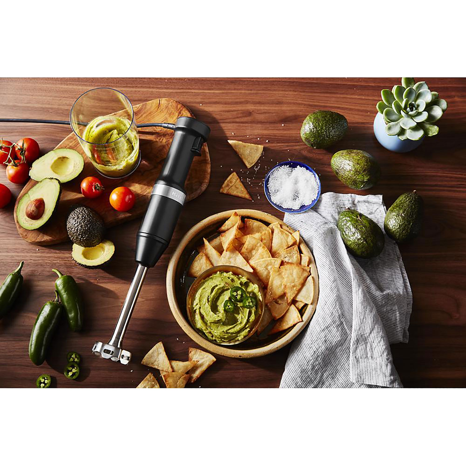 KitchenAid Variable Speed Immersion Blender - Matte Black