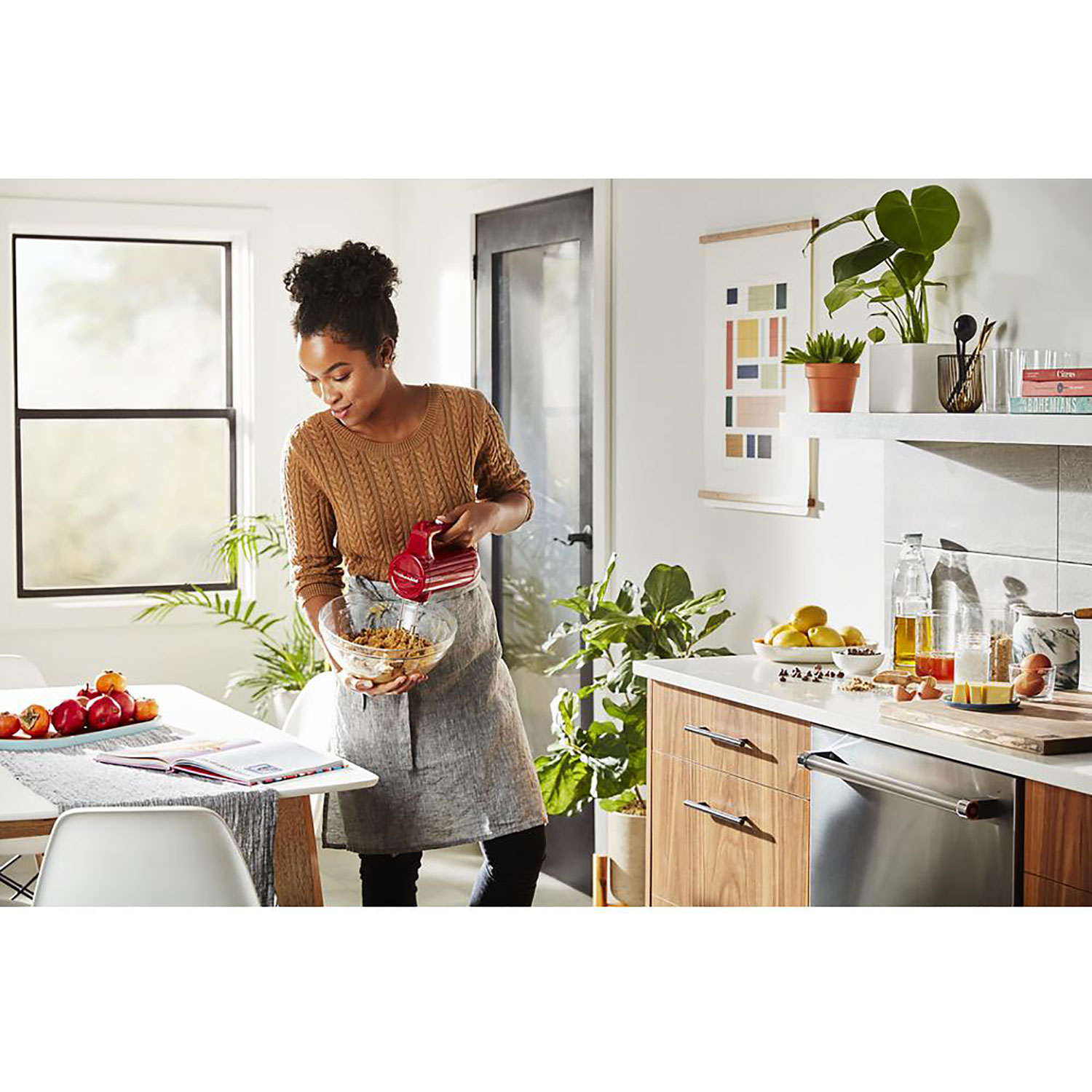 Mélangeur à main sans fil de KitchenAid - Rouge empire