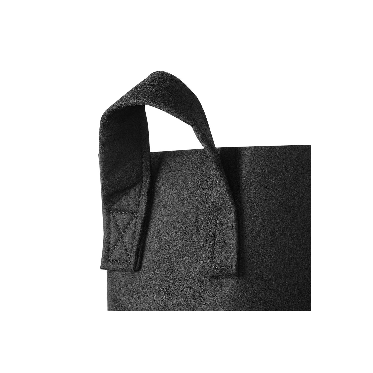 Paquet de 5 sacs de culture de 5 gallons avec poignées pour pots d'aération en tissu pour plante végétale, comprend 1 sac Smart Grow de 3 gallons