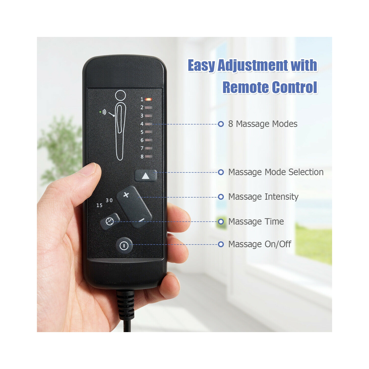 Fauteuil massant Gymax