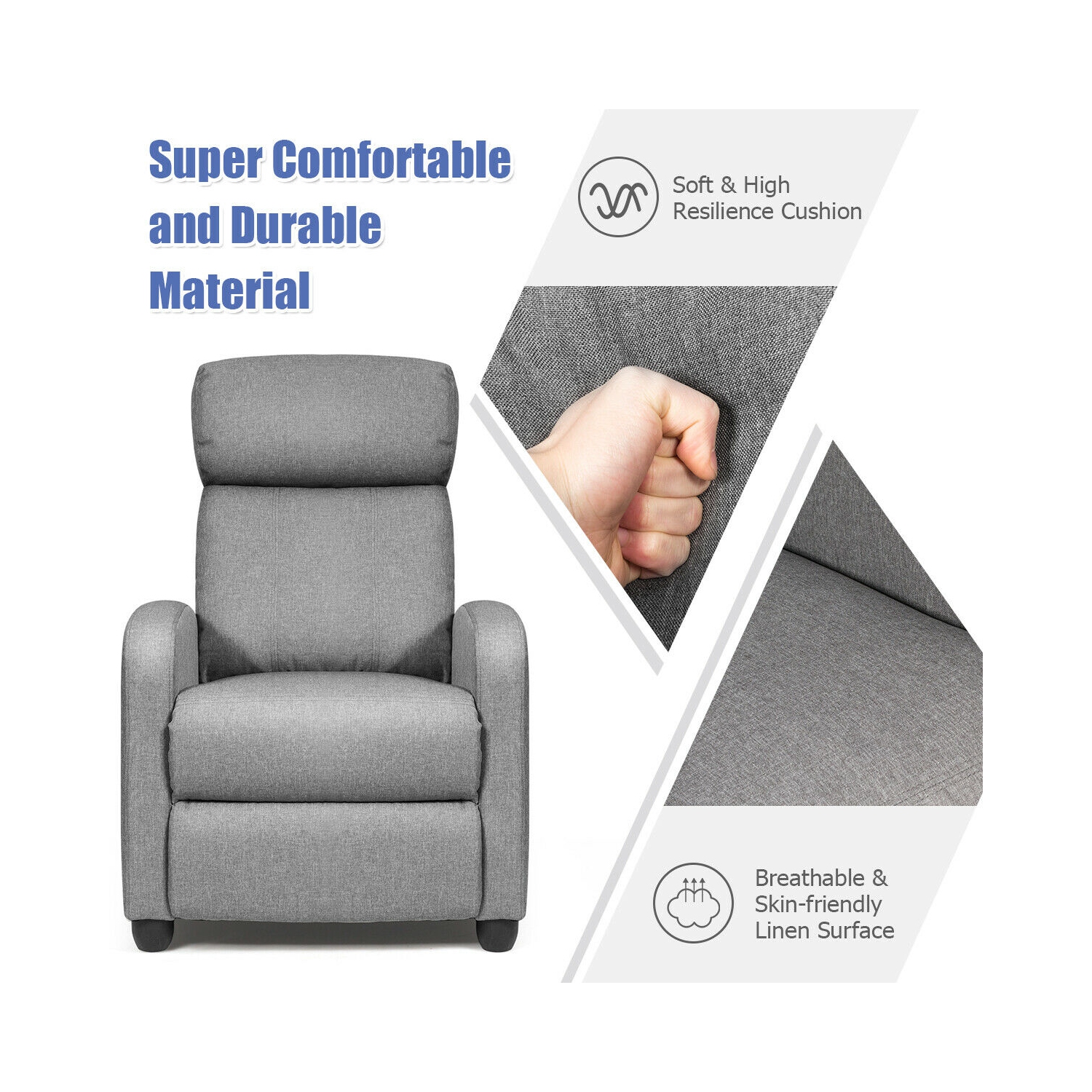 Fauteuil massant Gymax