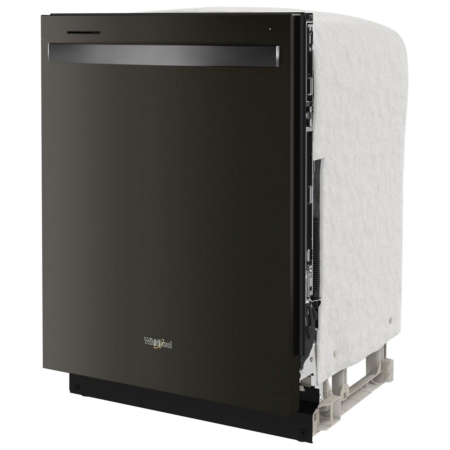 Lave-vaisselle encastrable 24 po 47 dB avec troisième panier de Whirlpool - Inox noir