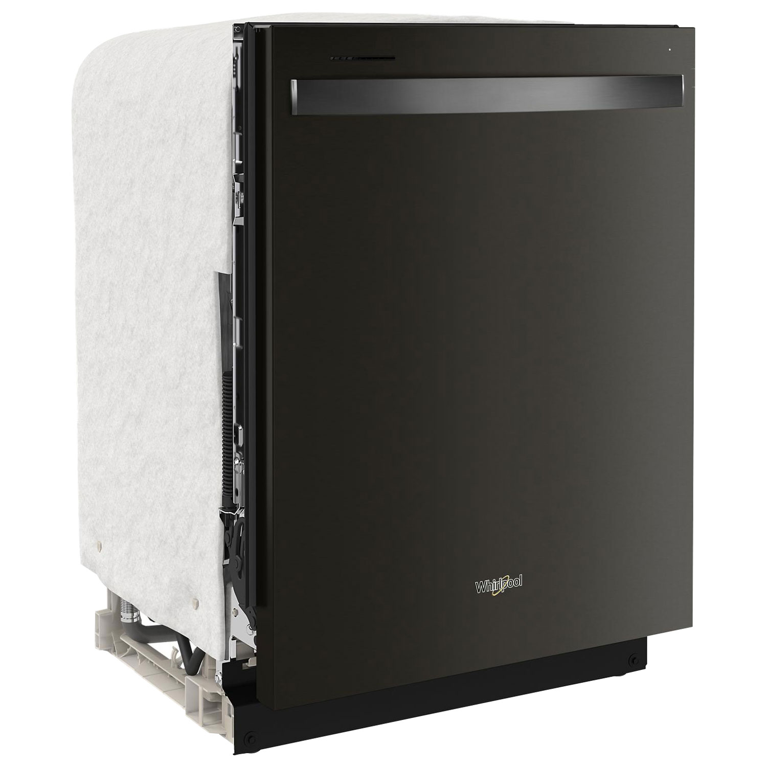 Lave-vaisselle encastrable 24 po 47 dB avec troisième panier de Whirlpool - Inox noir