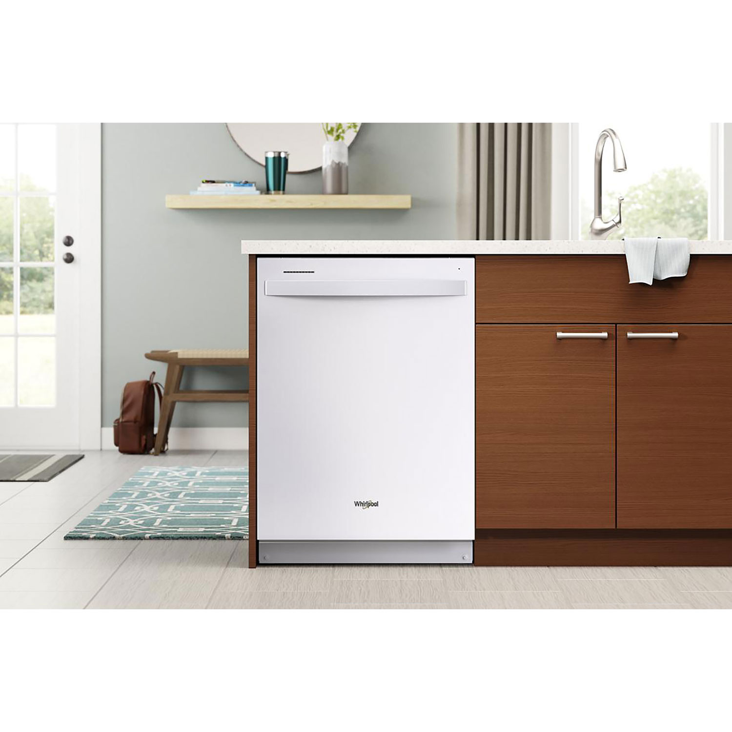 Lave-vaisselle encastrable 24 po 47 dB avec troisième panier de Whirlpool - Blanc