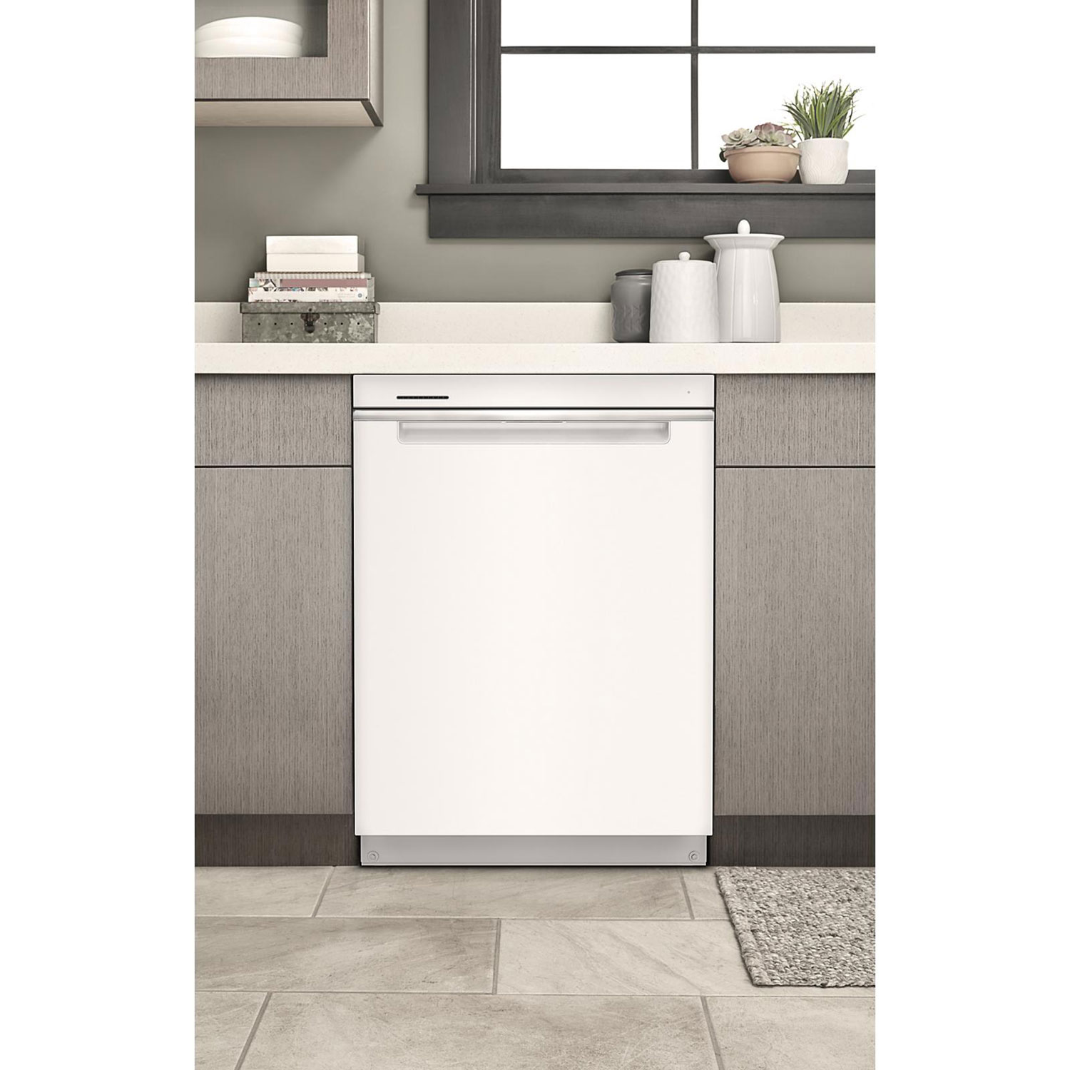 Whirlpool 24" 47dB Built-In Dishwasher with Third Rack - White