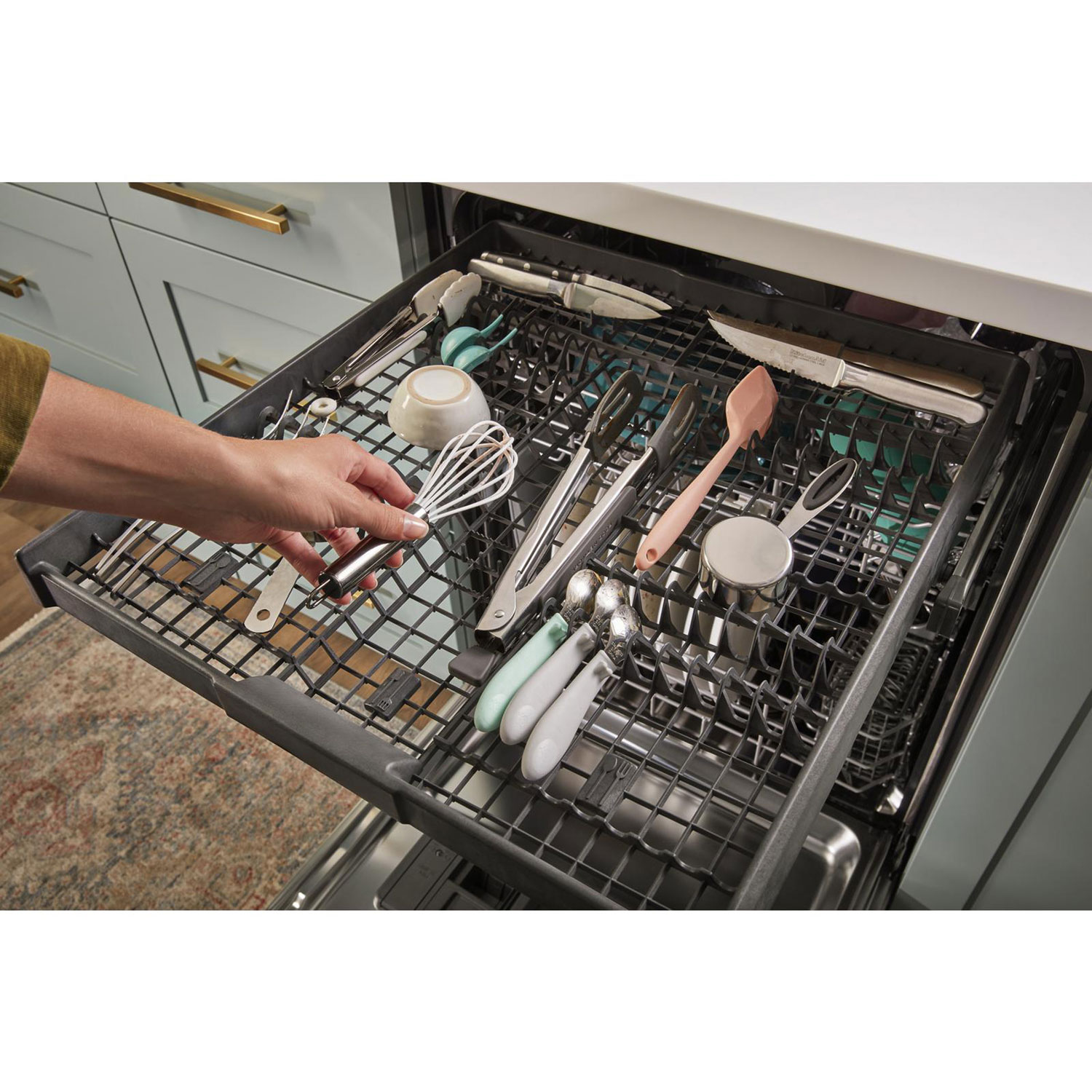 Whirlpool 24" 47dB Built-In Dishwasher with Third Rack - Stainless Steel