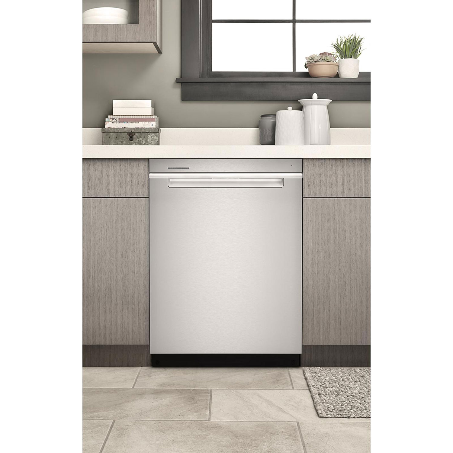 Whirlpool 24" 47dB Built-In Dishwasher with Third Rack - Stainless Steel