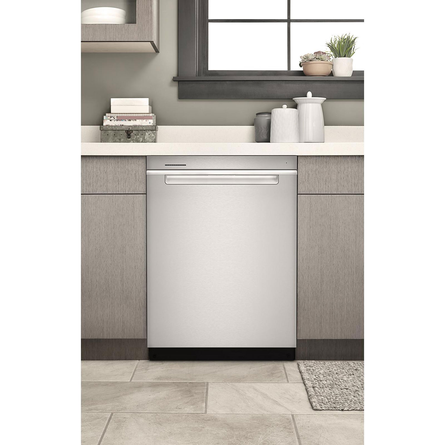 Whirlpool 24" 47dB Built-In Dishwasher with Third Rack - Stainless Steel