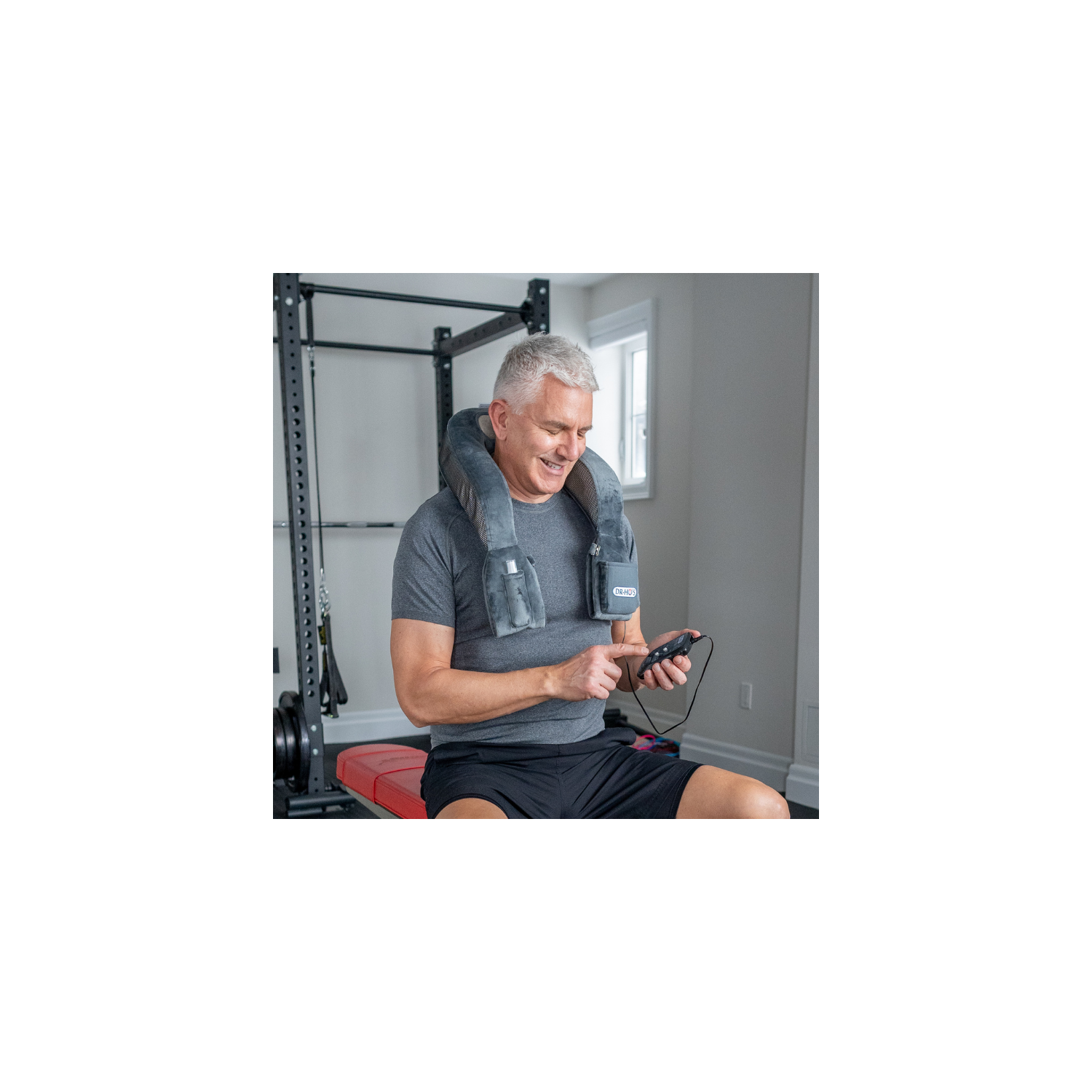 DR-HO'S Neck Pain Pro - Essential Package - includes the Neck Pain Pro, Foot Therapy Pads, 2 Regular Body Pads, 2 Large Body Pads, Electrogel &