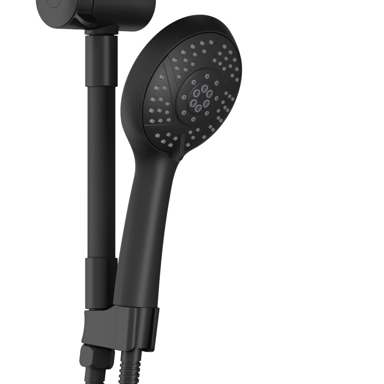 Akuaplus® Hand Shower Kit with Adjustable Arm - Black