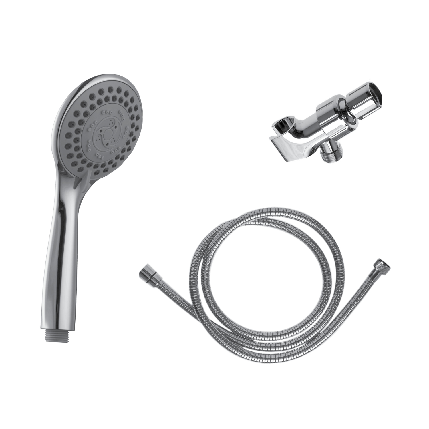 Ensemble de douche à main Akuaplus® avec 5 réglages - Chrome