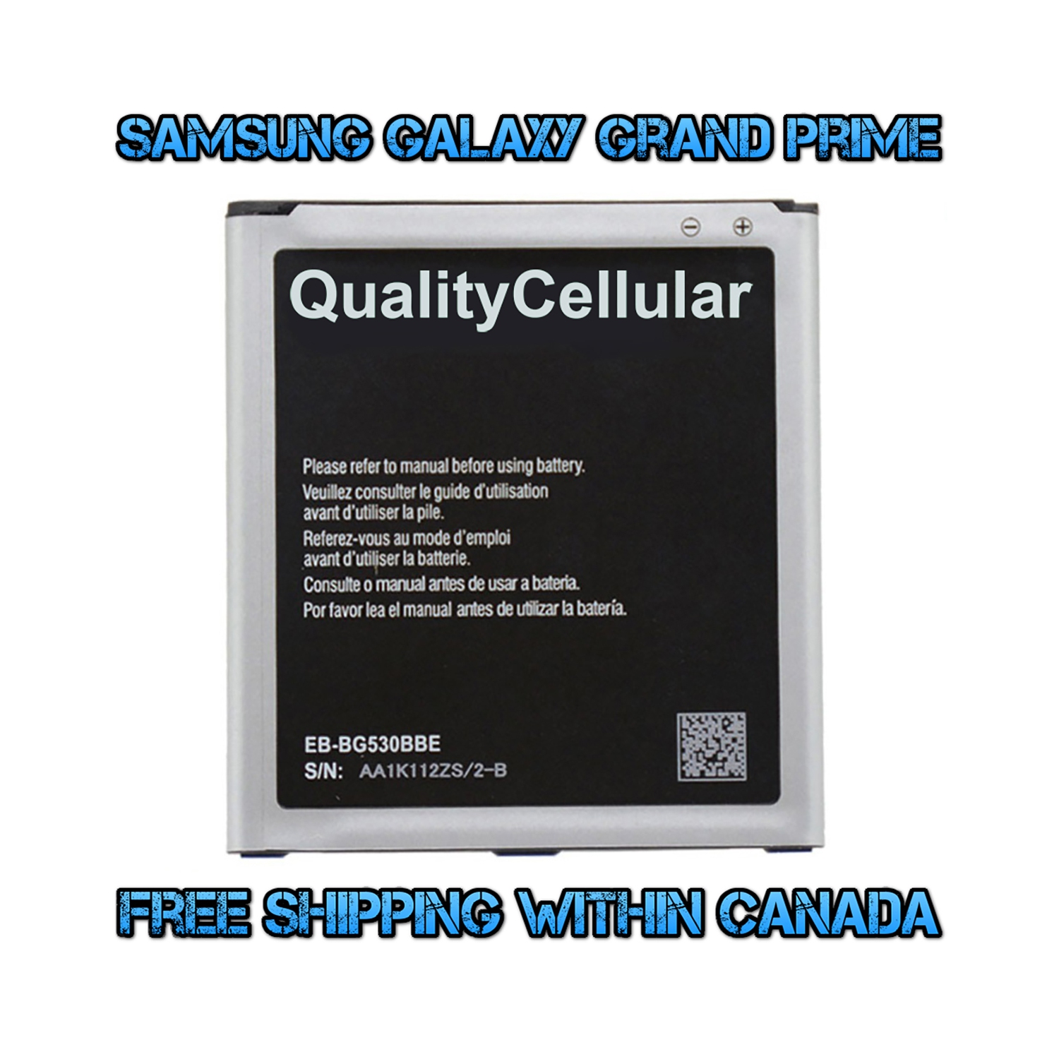 Samsung Galaxy Grand Prime battery EB-BG530BBE 2600 mAh for SM-G5308W