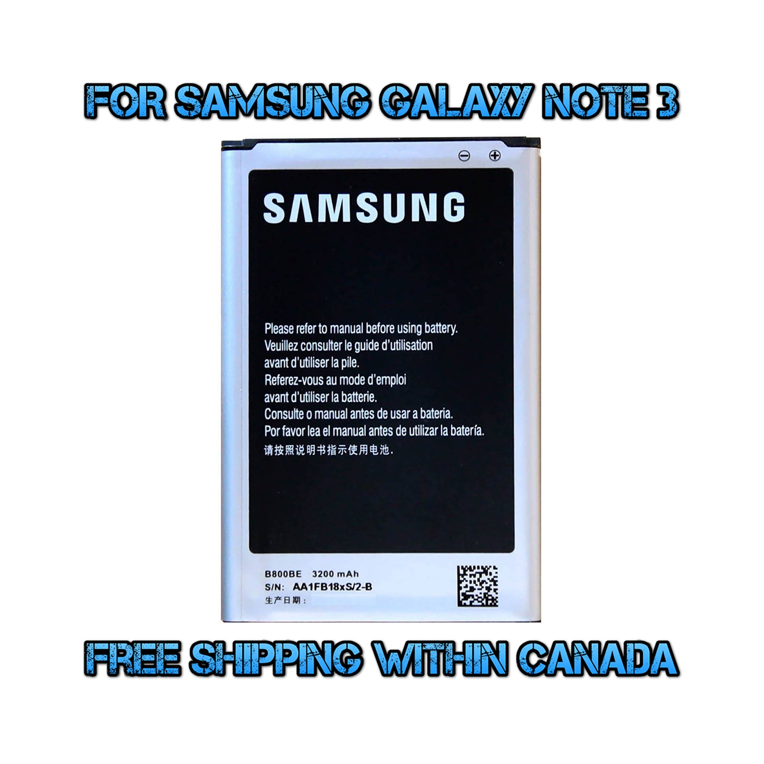 New OEM Replacement Battery Model B800BE B800BU 3200 mAh for Samsung Galaxy Note 3 III N9000 N9005 N900W8 - (FREE SHIPPING)