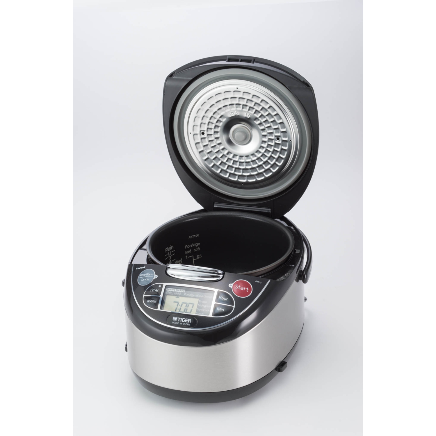 Tiger JAX-T10 Series Micom controlled Rice Cooker With Tacook Cooking Plate, 5.5 Cups