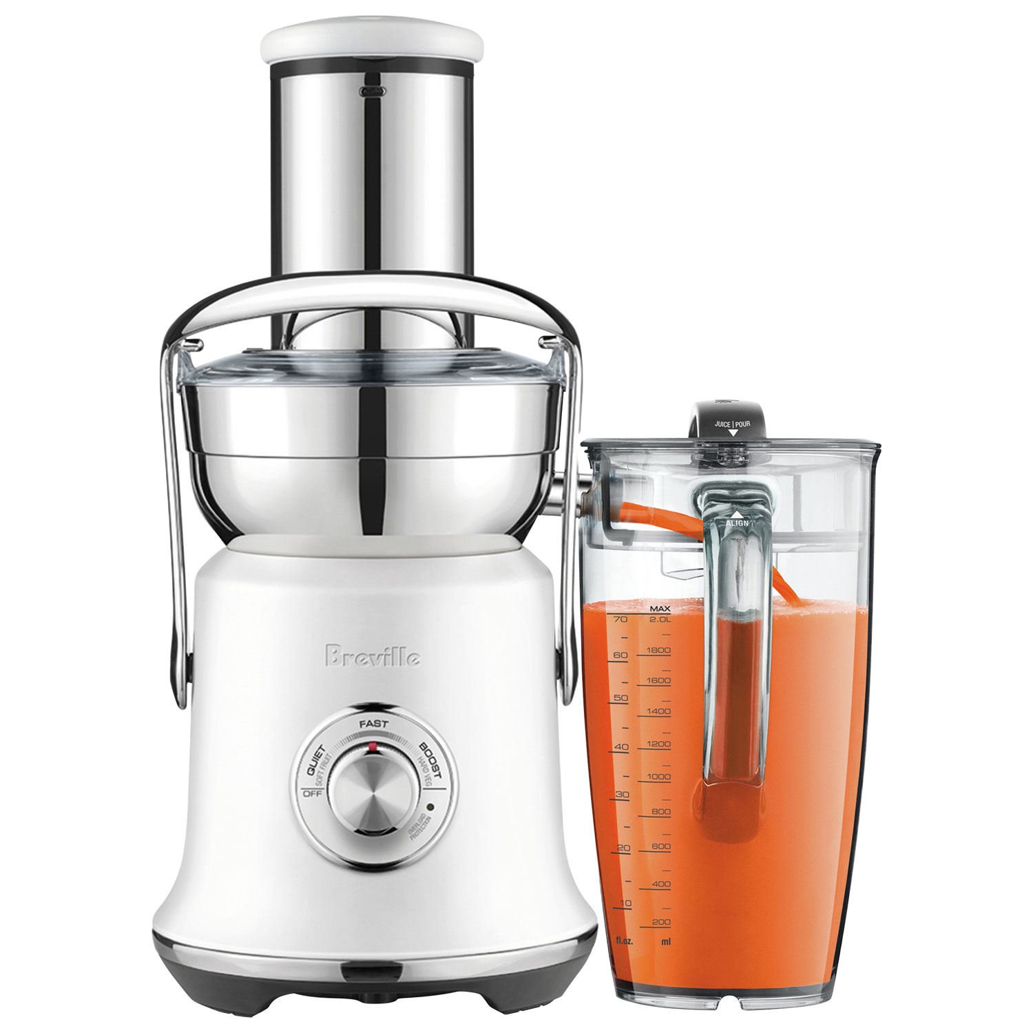 Breville JUICE FOUNTIN ブリビル　ジュース　ファウンテン Breville Juice Fountain Cold Centrifugal Juicer - Silver