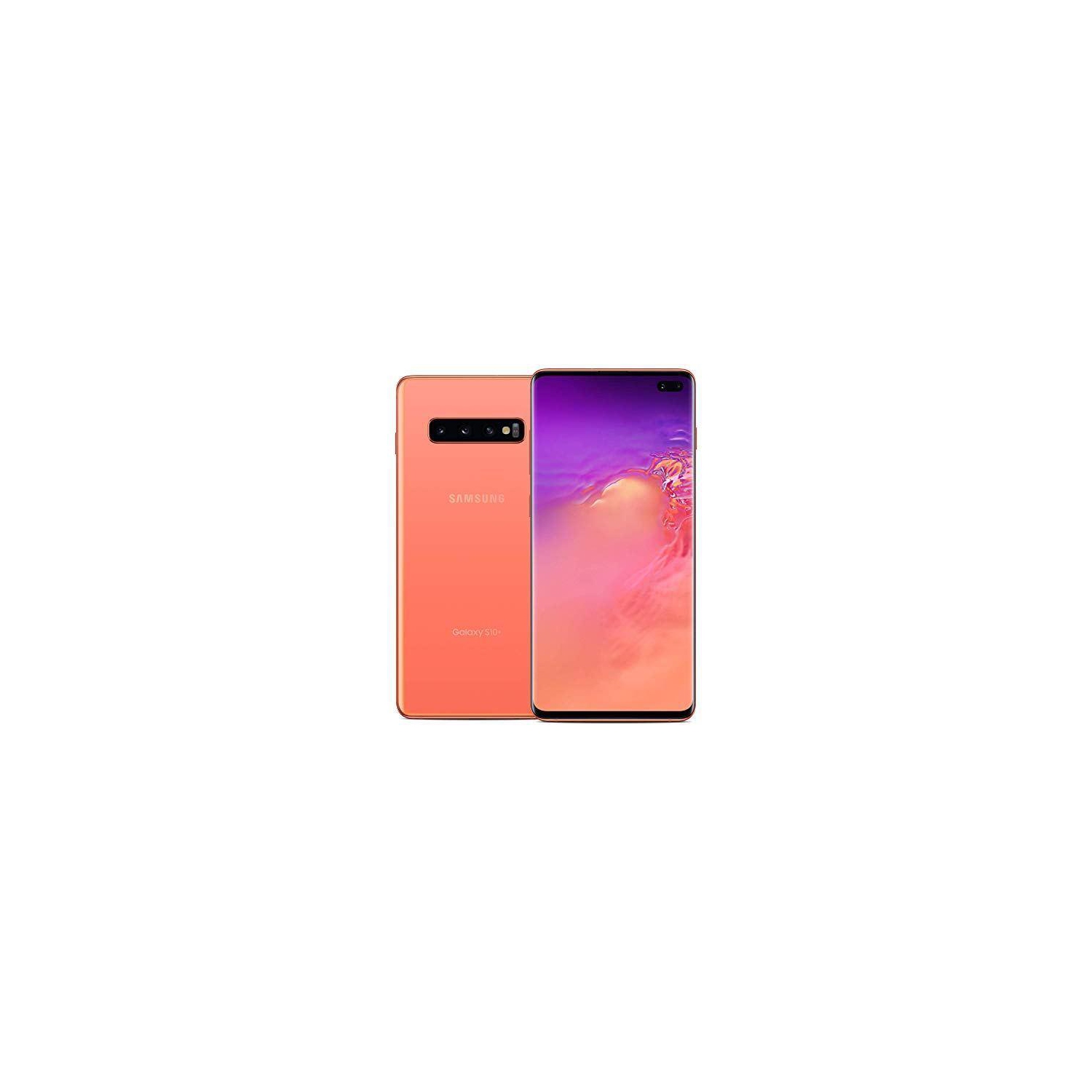 Samsung Galaxy S10 Plus 128GB Smartphone - Flamingo Pink - Unlocked - Certified Pre-Owned