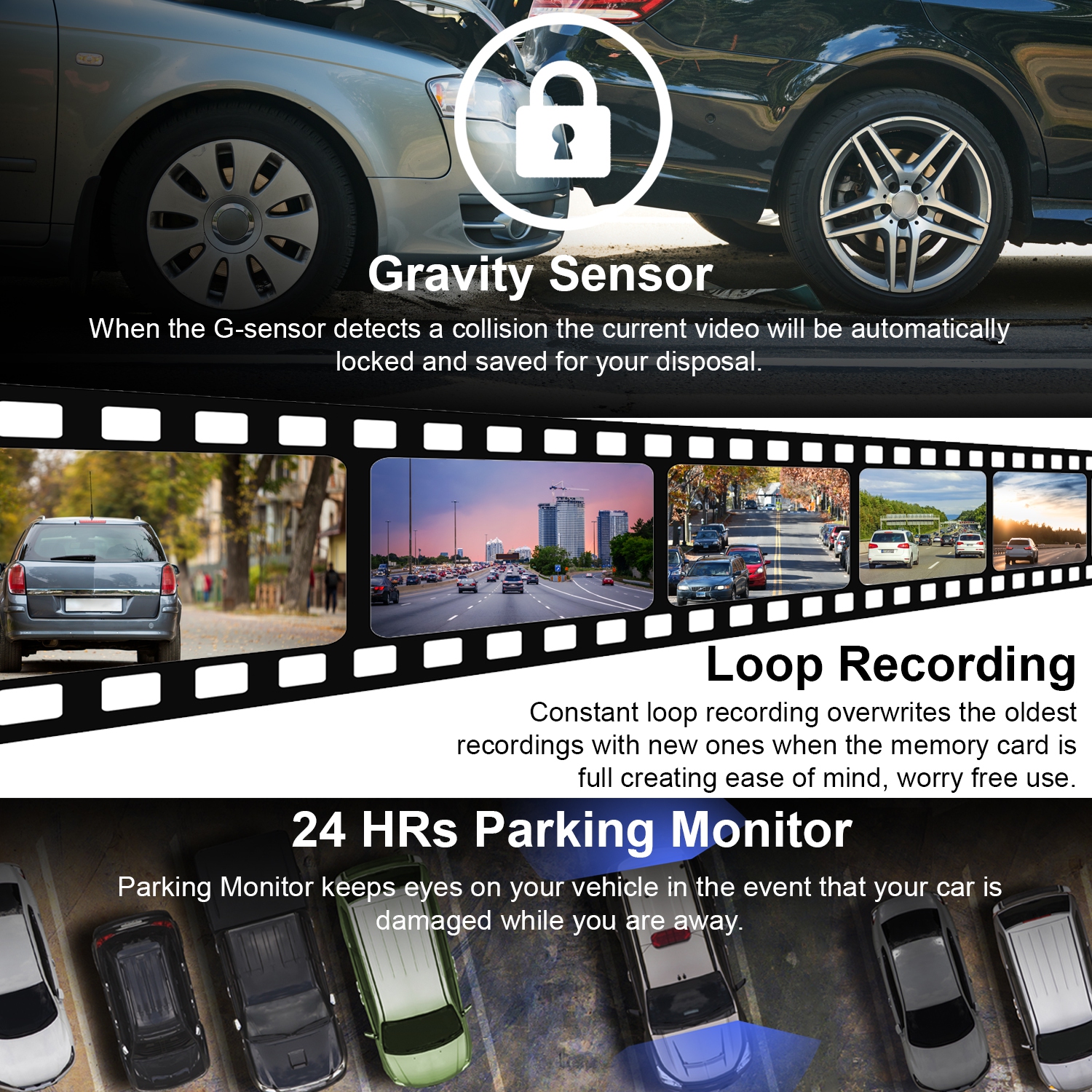 Rexing M1 Pro Front and Rear Mirror Dash Cam