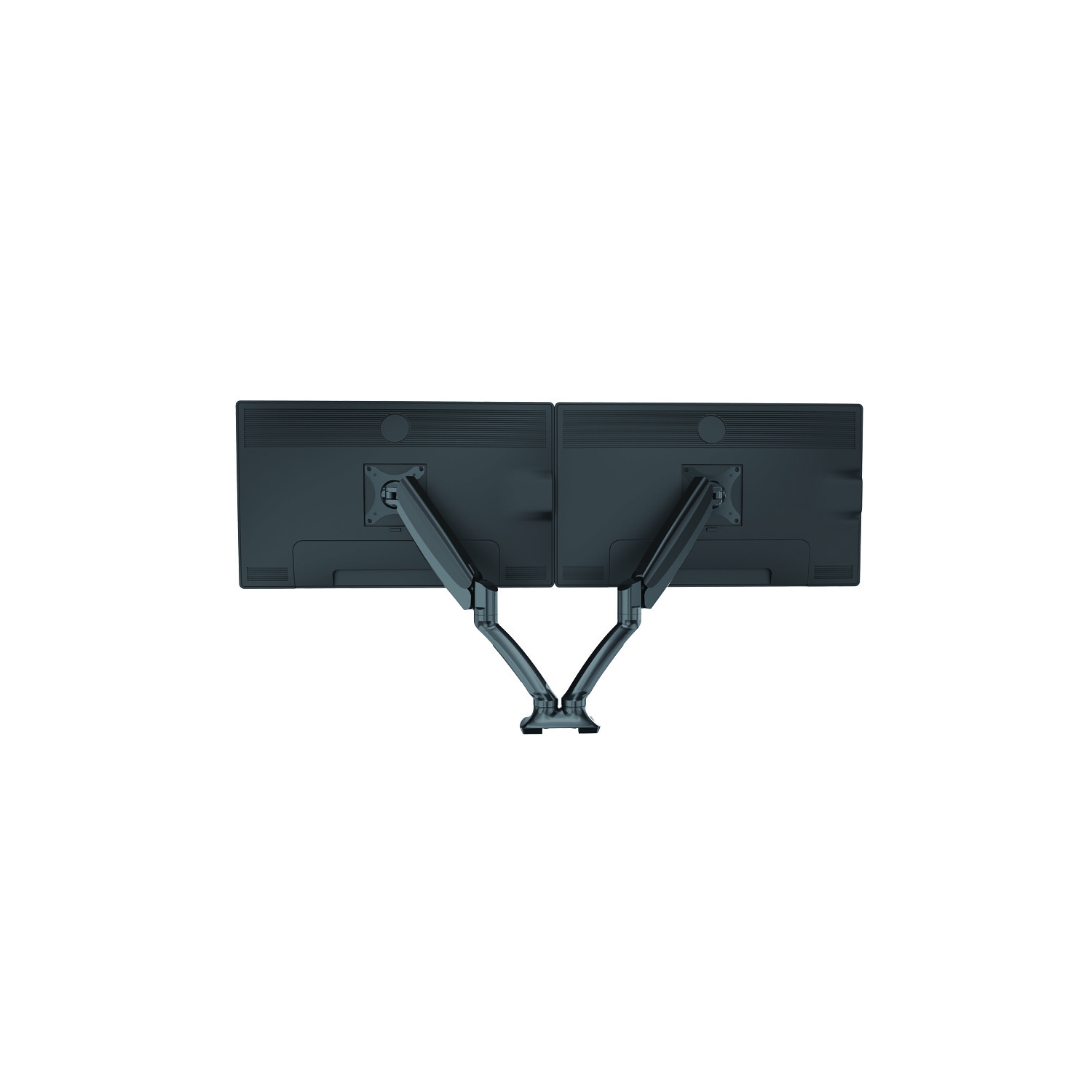 LOCTEK Heavy Duty Gas Spring Dual Arm Desk Mounts Fits 10-27 Inches Monitor