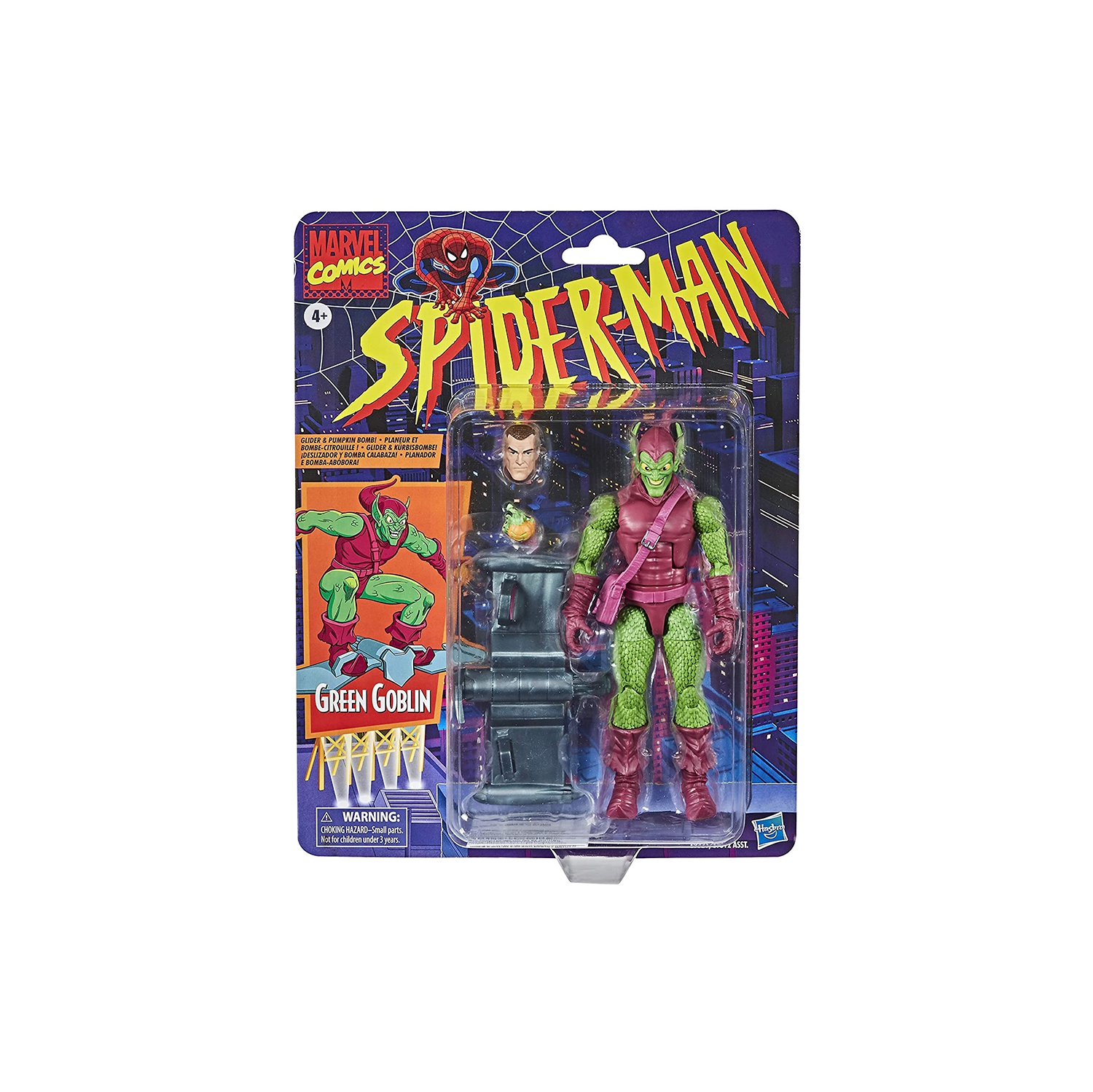 Marvel Legends Retro 6 Inch Action Figure Spider-Man - Green Goblin Reissue