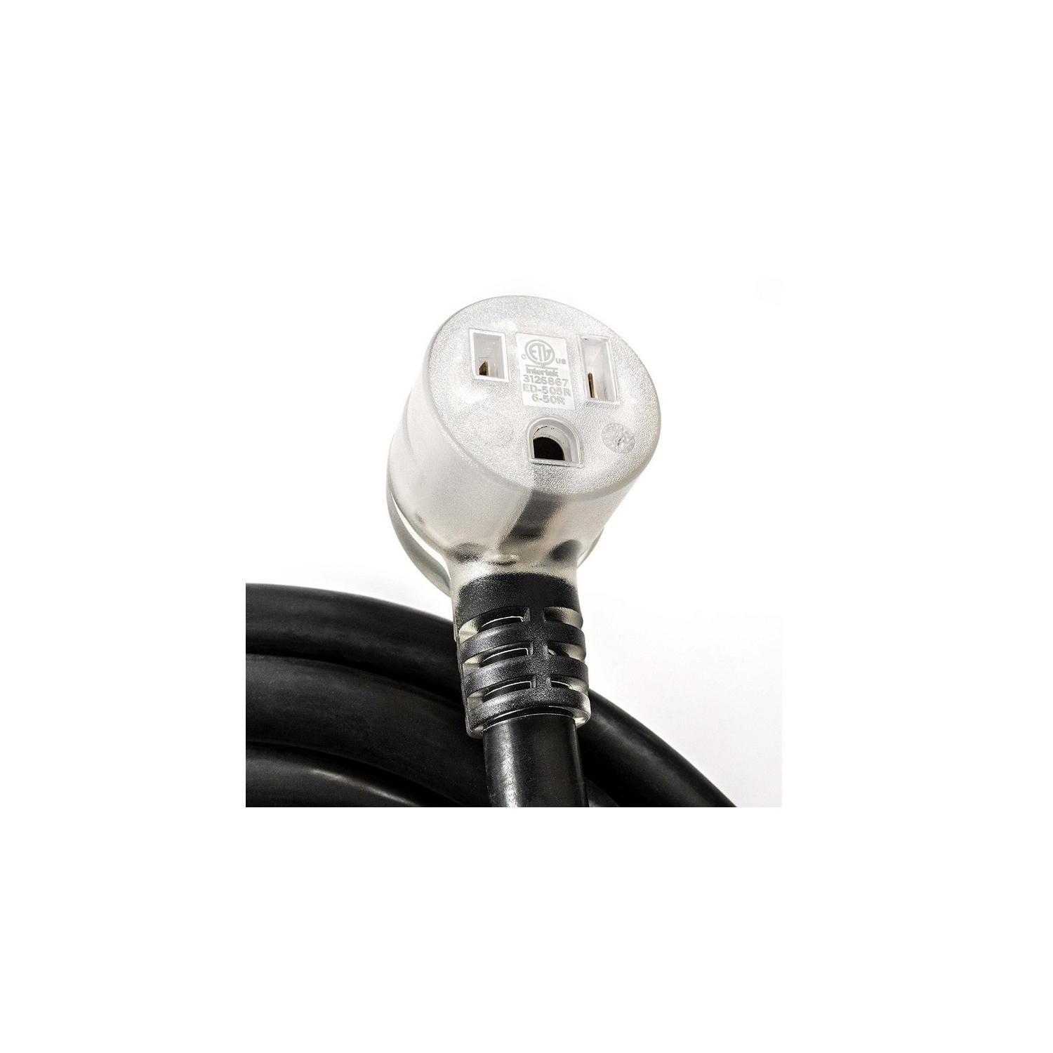 Rallonge de soudeuse robuste ETL WECHW8A30L d'ALEKO, prises éclairées de calibre 8 AWG, cordon de 30 pi