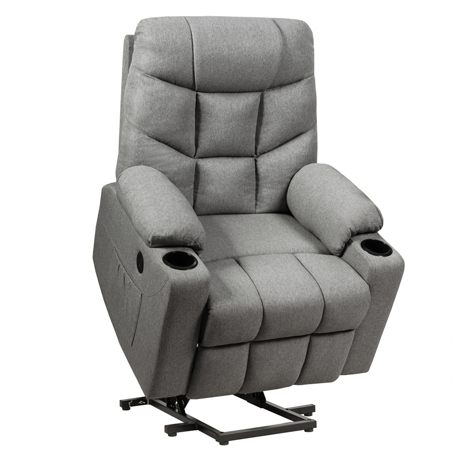 Fauteuil de massage en tissu avec télécommande de la marque Gymax