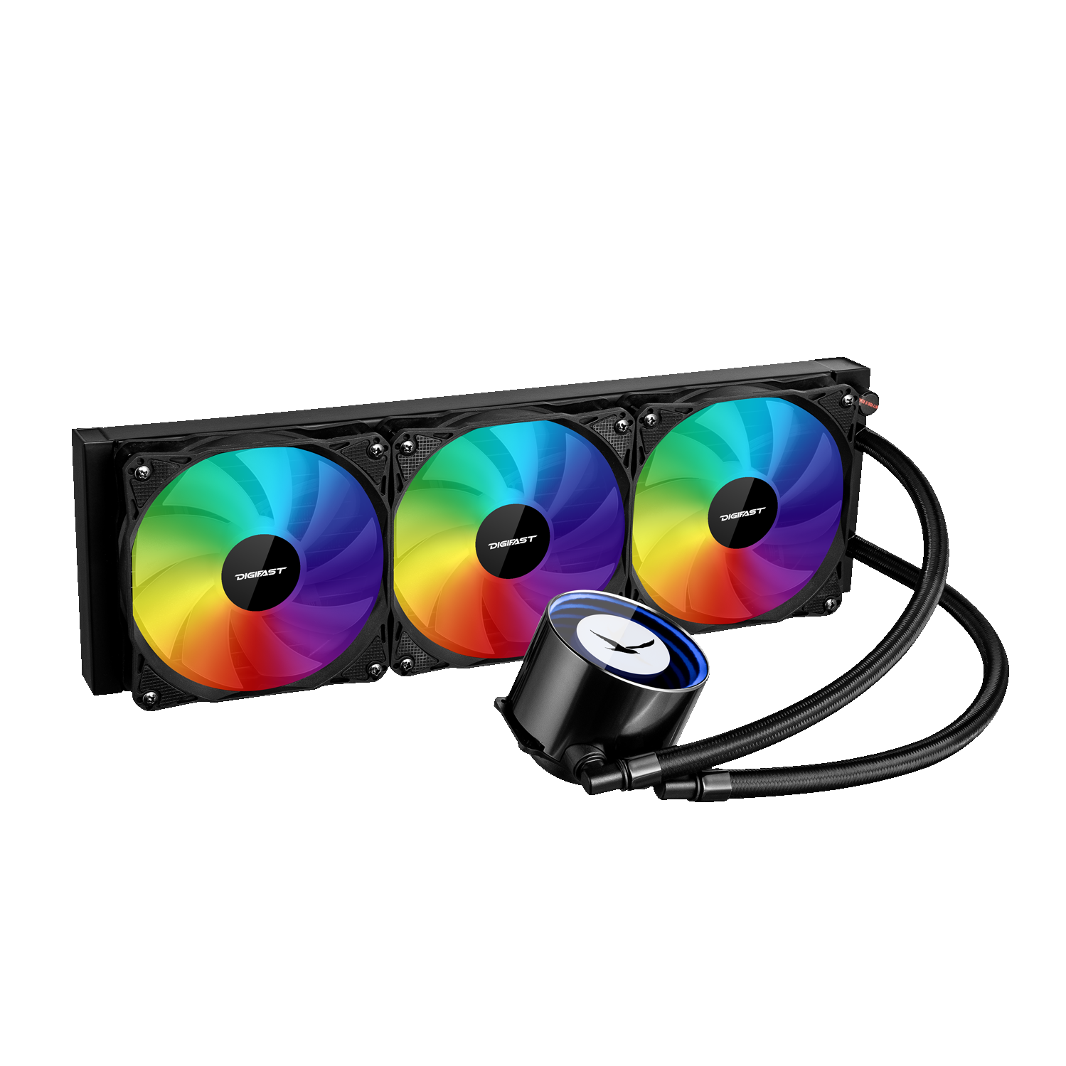 Digifast AIO Notos Liquid CPU Cooler N36 360 mm Radiator Sync AMD Intel